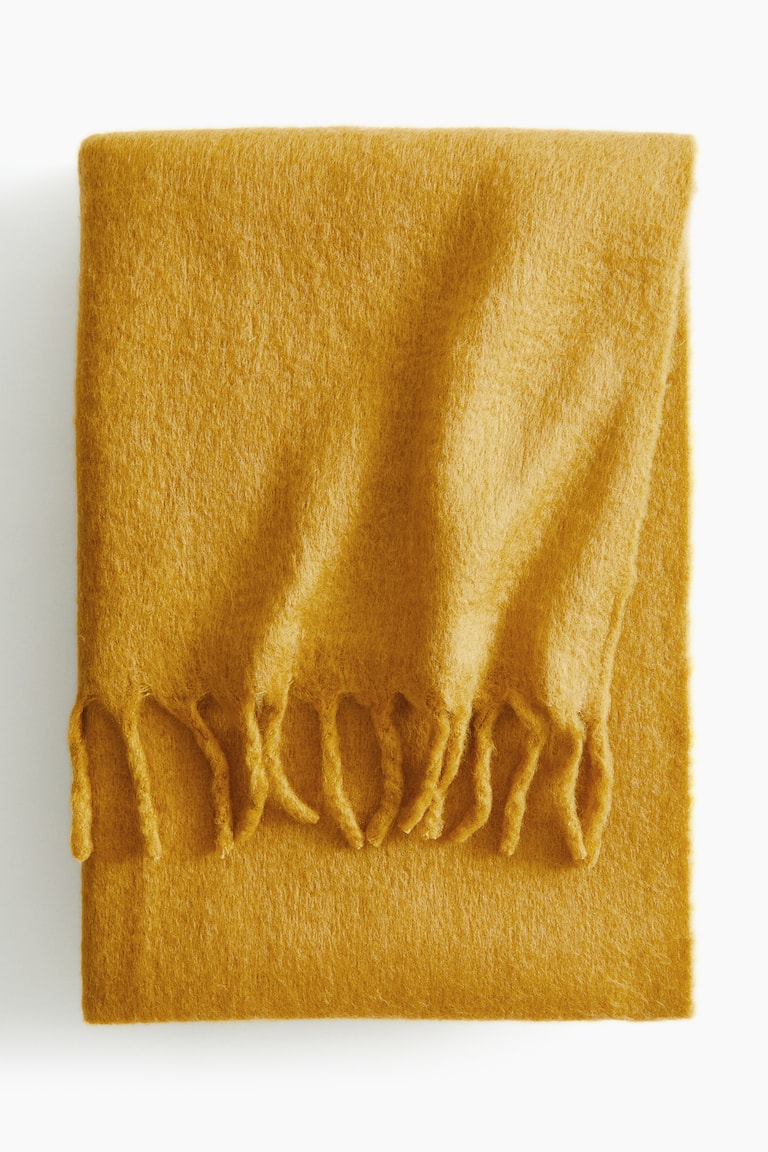 Wool-blend Throw