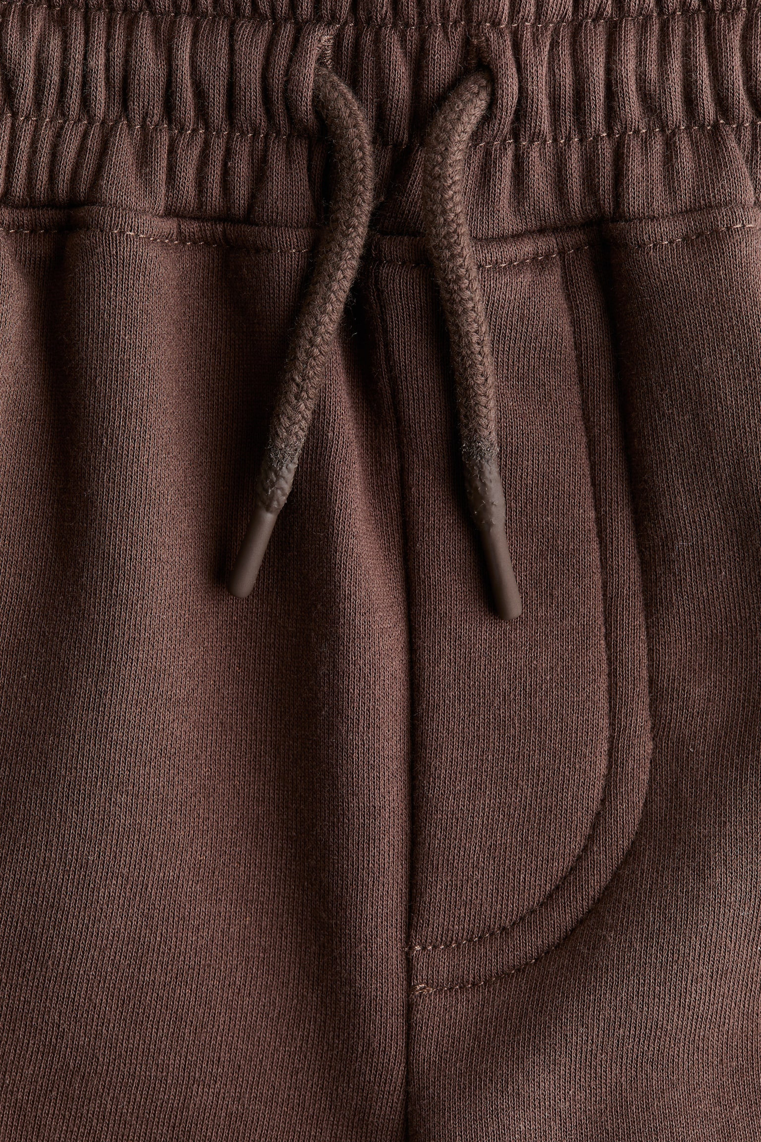 Shorts cargo en french terry - Café oscuro/Blanco/Mármol - 3