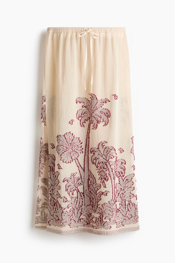 Женские юбки H&M Jacquard-Weave Cotton Beach Skirt