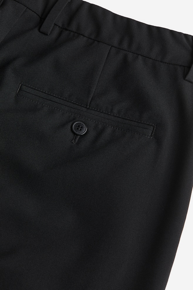 Regular Fit Tailored twill trousers - Black/Beige/Dark grey - 4