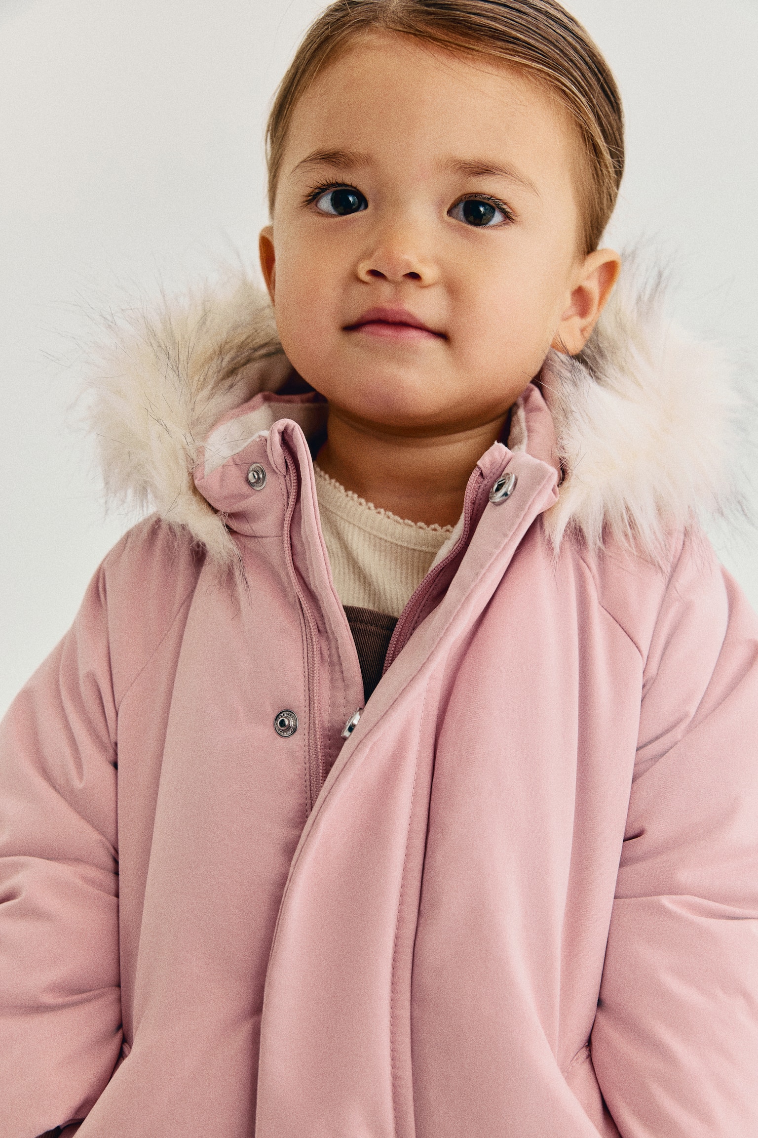 Куртка H&M Padded, цвет: Светлый розовый — фото 3