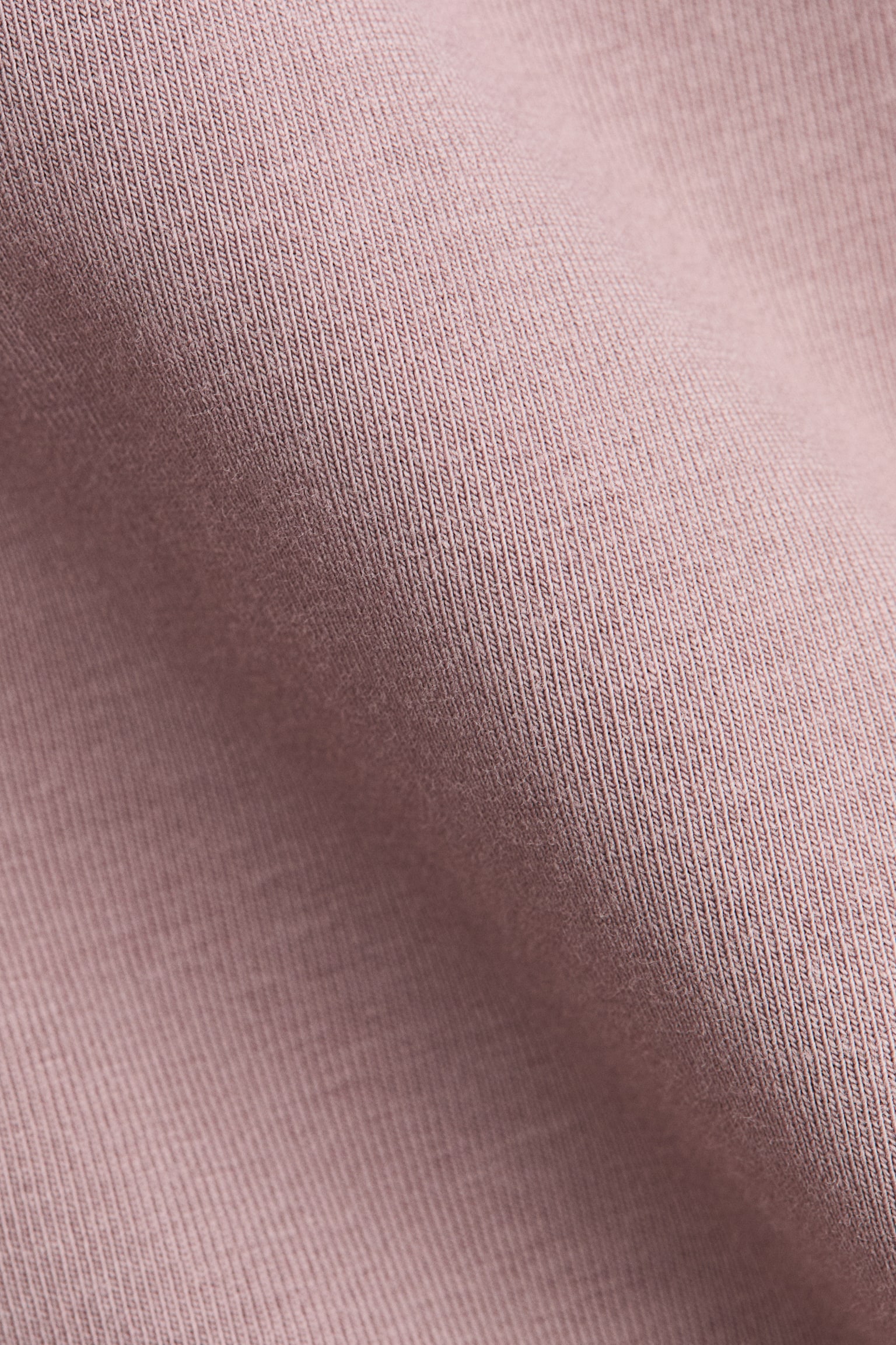 Bavlnené tričko s dlhým rukávom - Tlmená fialová/Hrdzavohnedá - 2