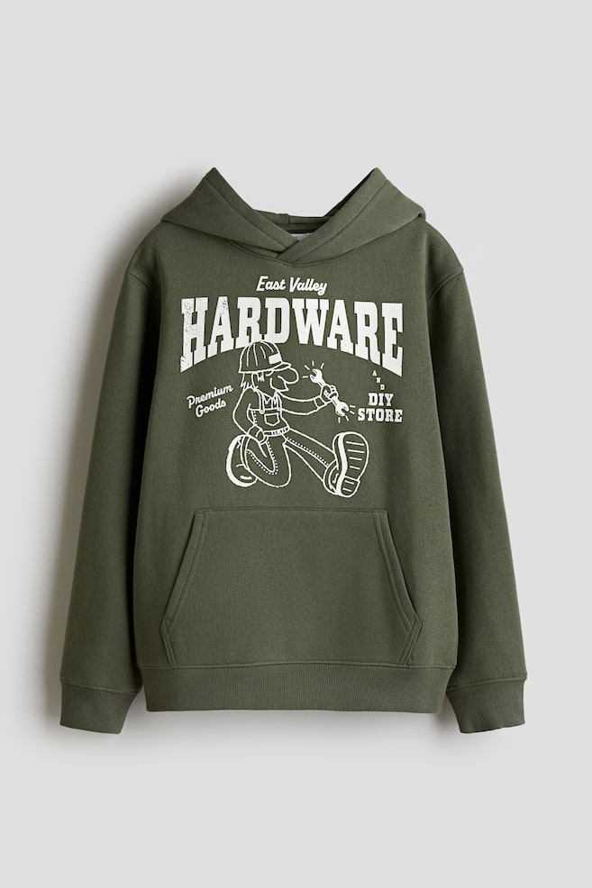 Sudadera con gorro - Verde caqui/Hardware/Verde claro/Graffiti/Gris/Negro/Negro/Controles de videojuego/Gris claro/Auto-Series/Crema/Burger/Verde/New York/Beige/Graffiti - 1