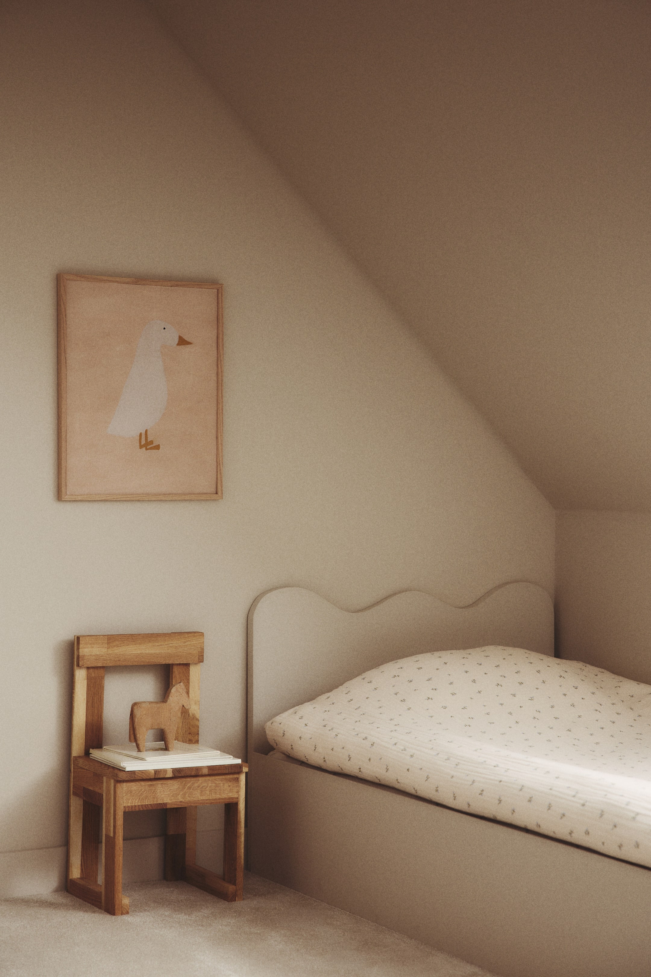 Ver imagem maior: Conjunto de capa de edredão em musselina - Creme/Floral - HOME | H&M PT 1