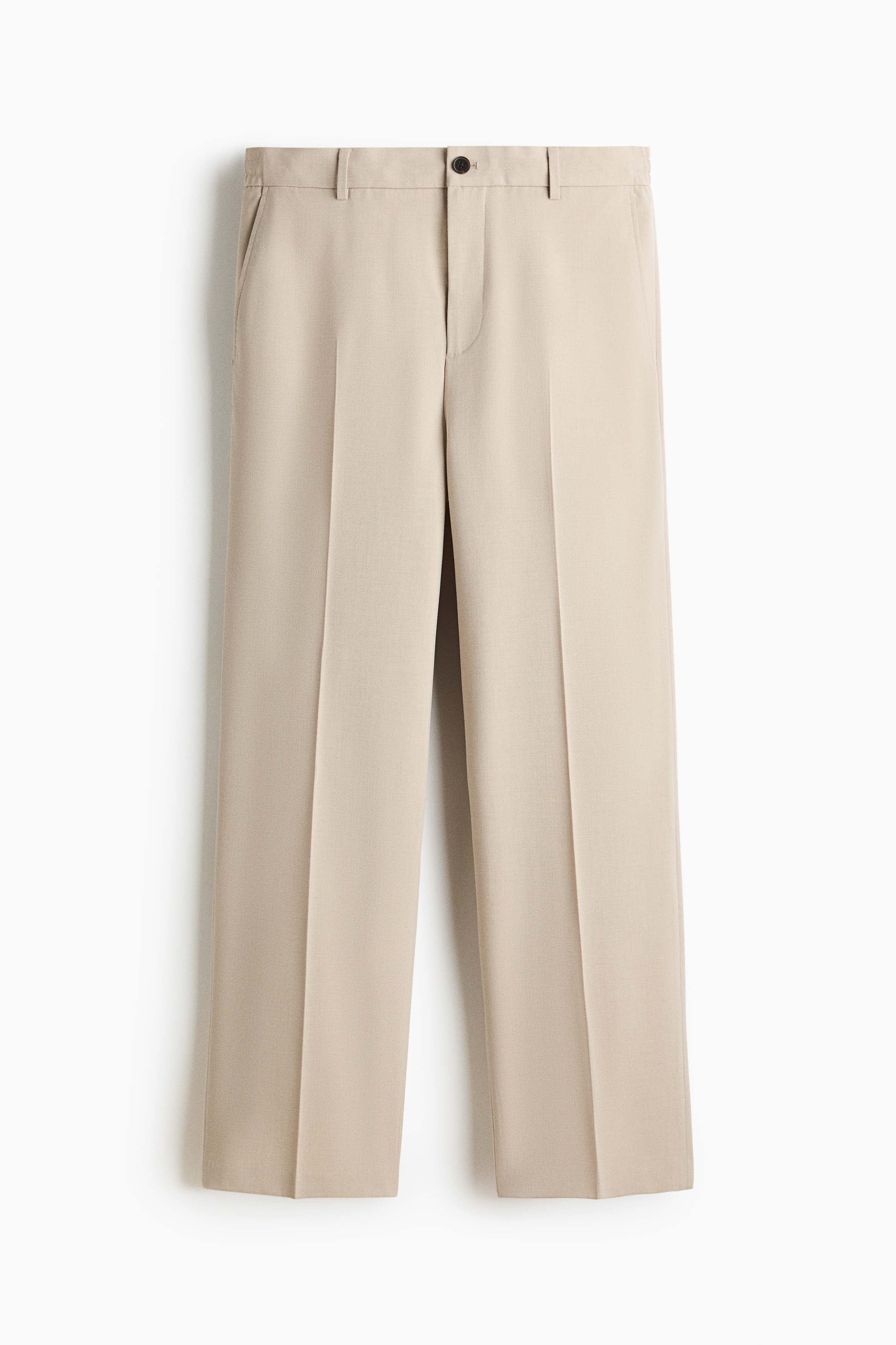 Relaxed-Fit Pants - Beige/Black/Dark brown/Dark gray melange