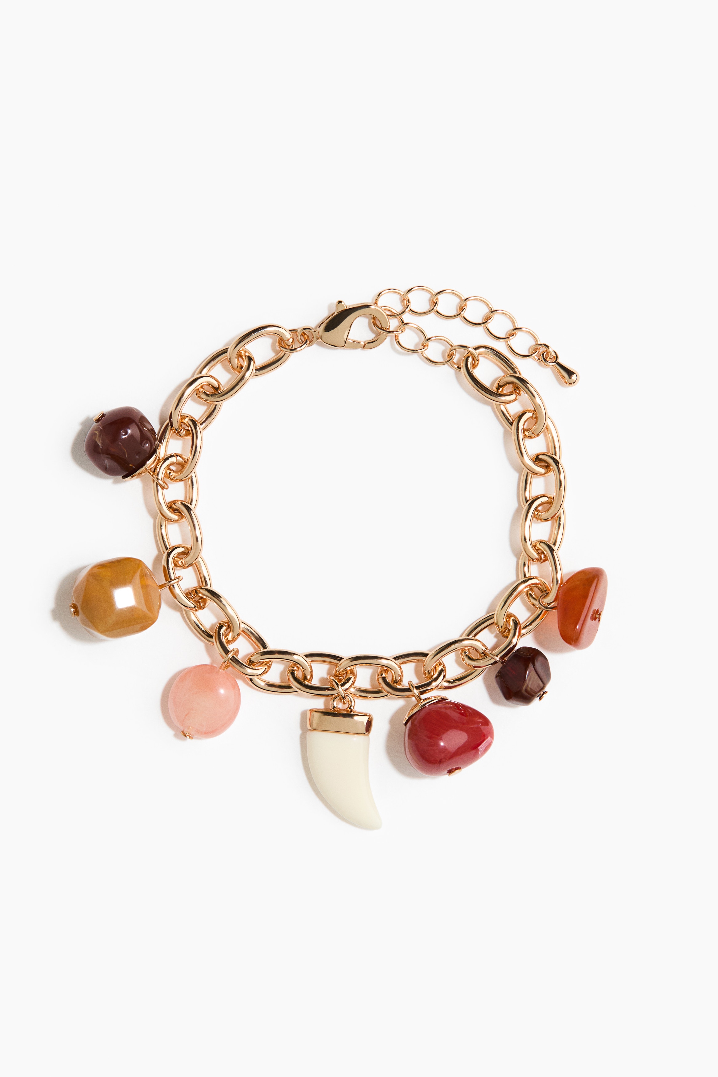 Bracciale con ciondoli - Dorato
