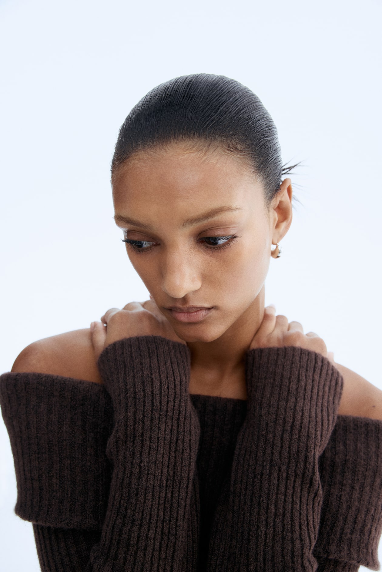 Rib-Knit Off-the-Shoulder Top - image 2