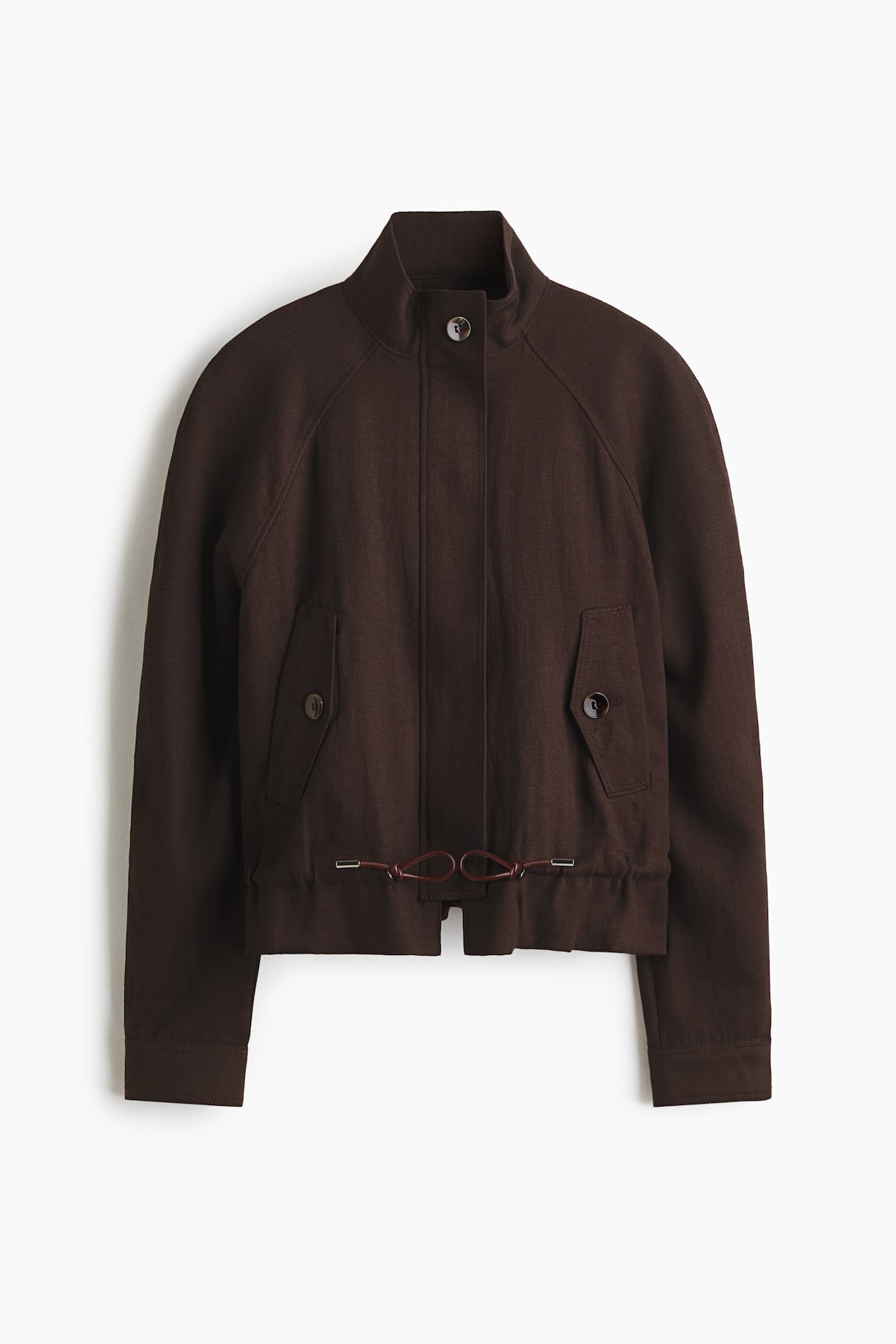 Oversized Linen-Blend Jacket