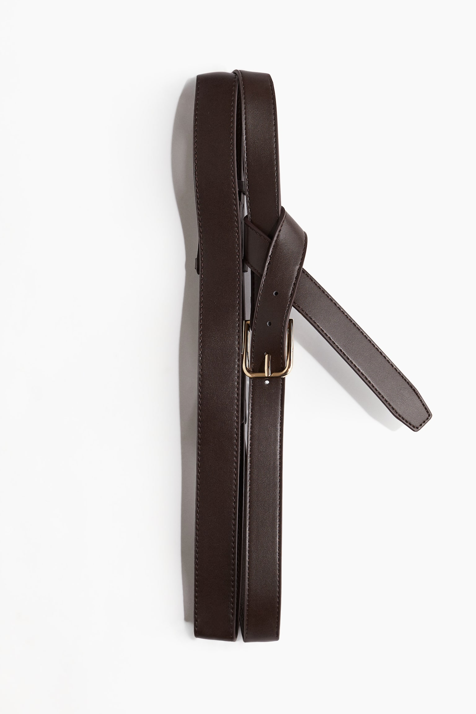 Double-strap waist belt - Dark brown/Black - 2