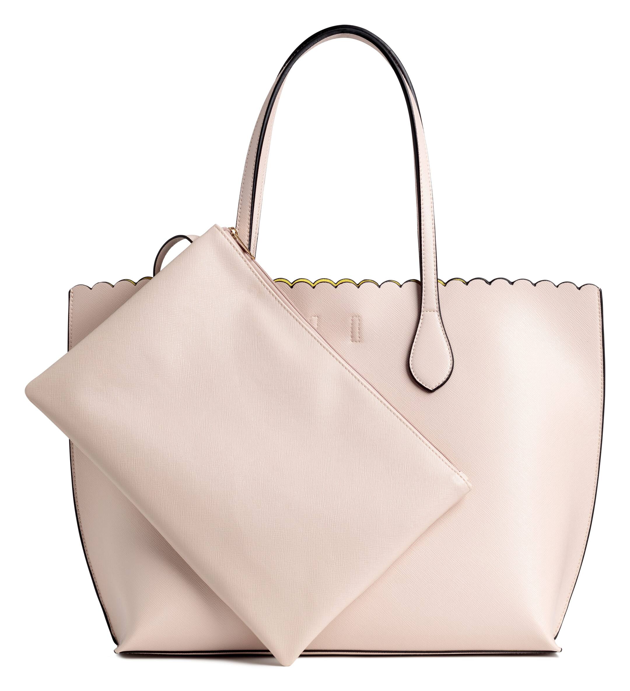 View larger image: Shopper and clutch - Light beige - Ladies | H&M 1