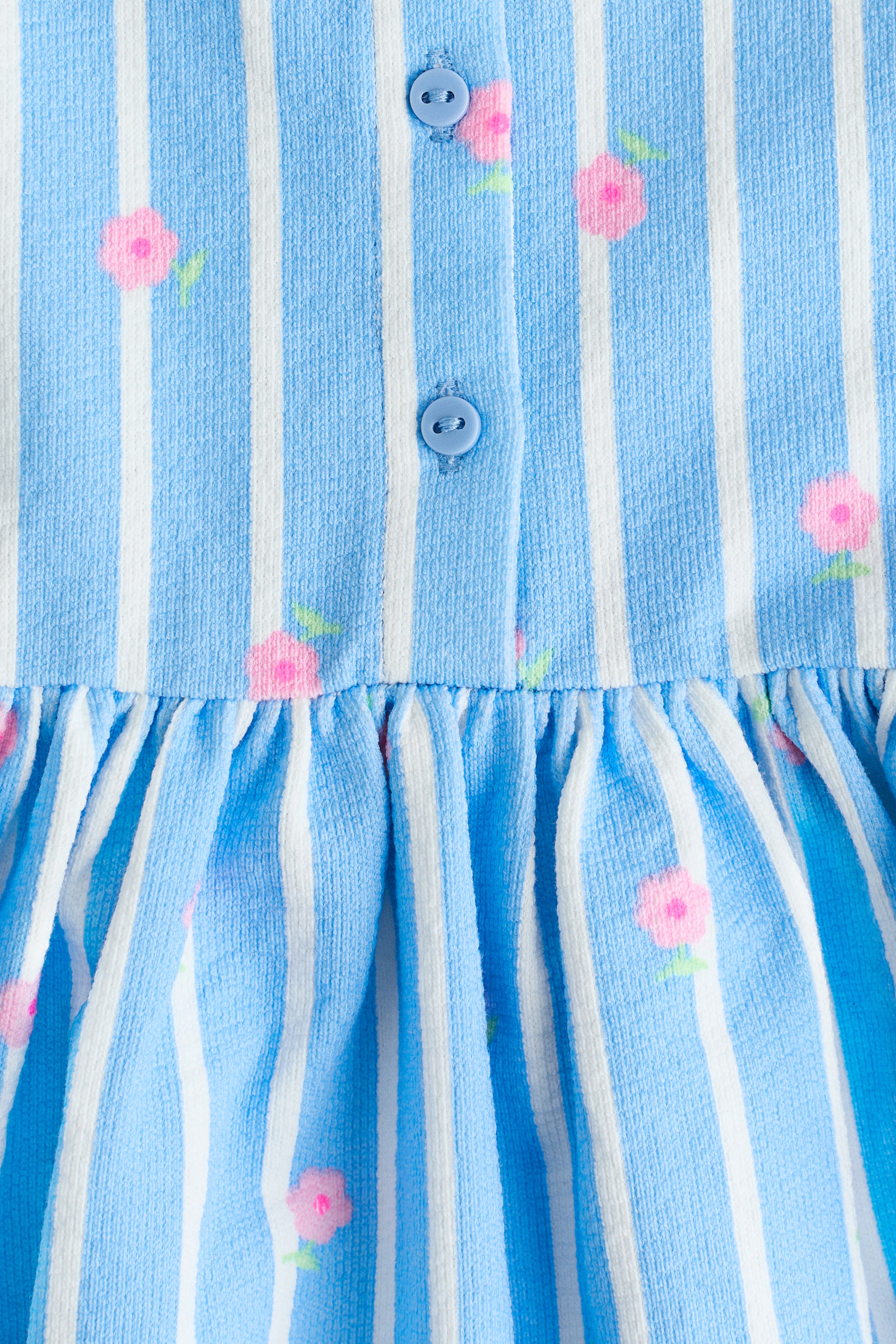 Ruffle-Trimmed Cotton Dress