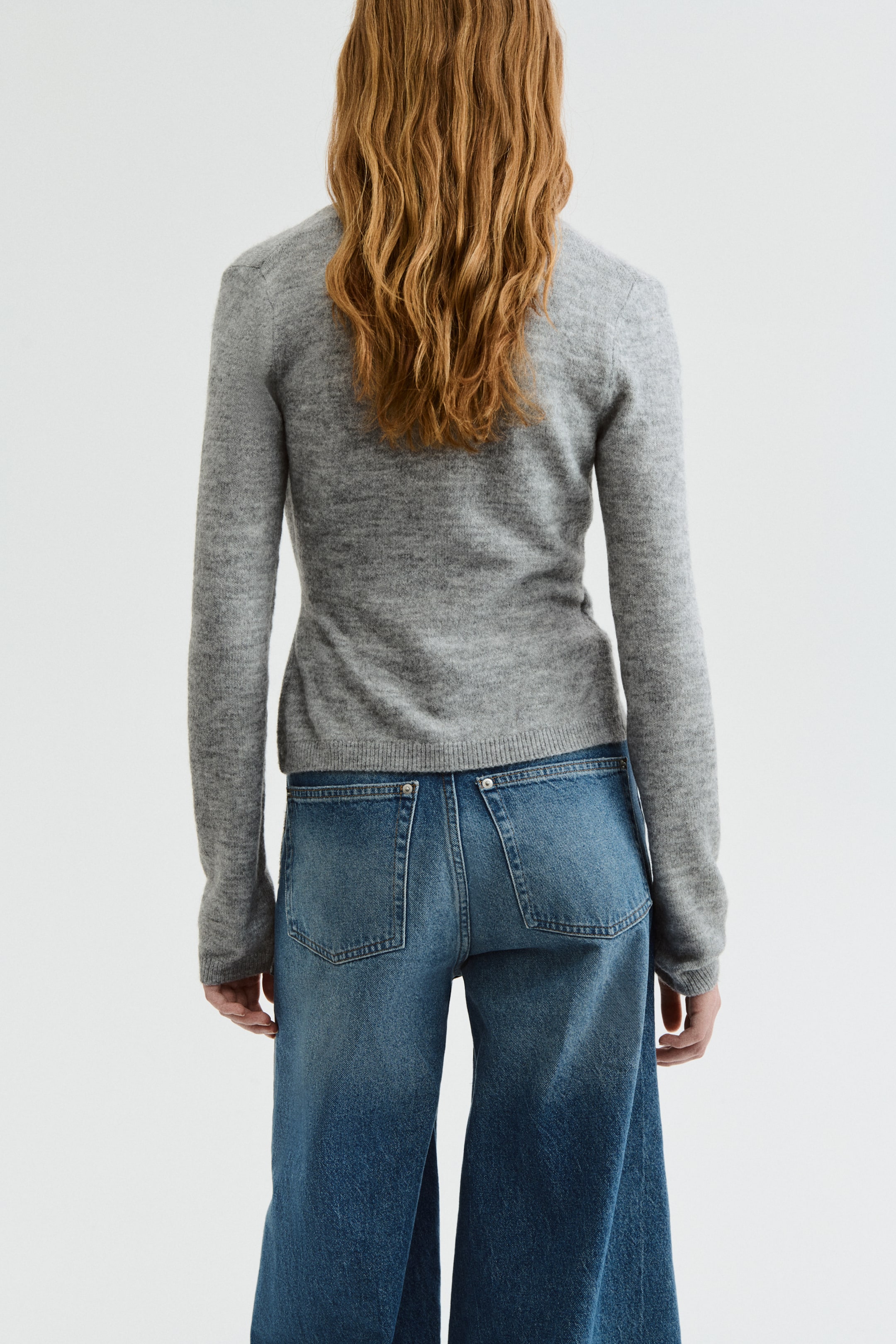 Grotere afbeelding bekijken: Overslagvest - Grey marl - DAMES | H&M BE 4