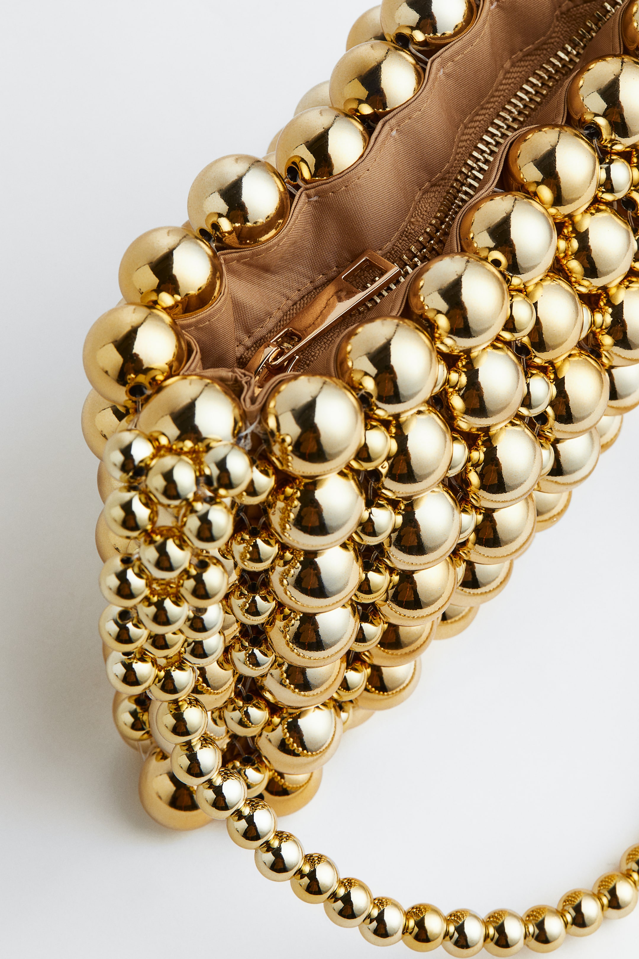 View larger image: Beaded Mini Shoulder Bag - Gold colour - Ladies | H&M AU 4