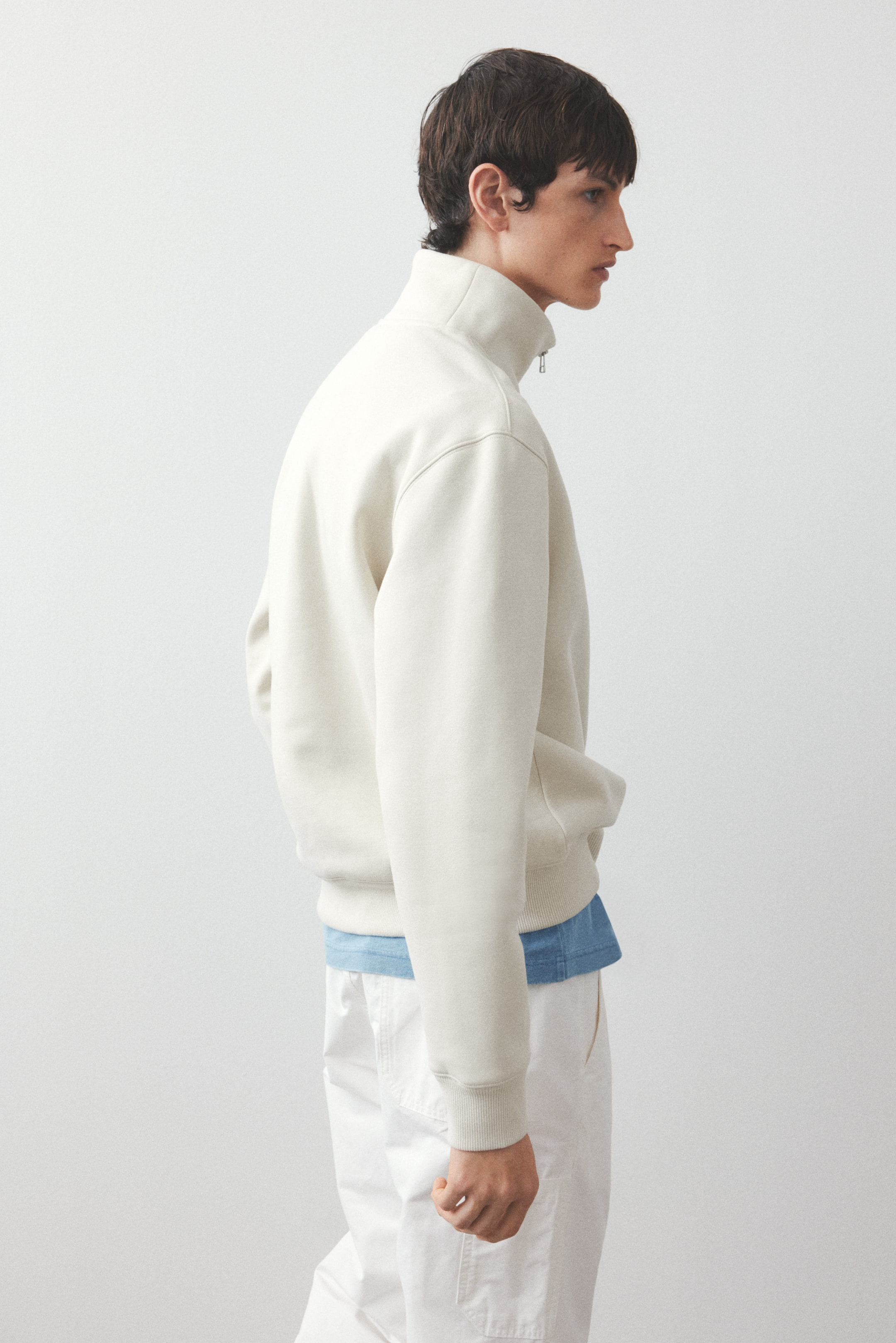 Regular Fit Half-Zip Sweatshirt