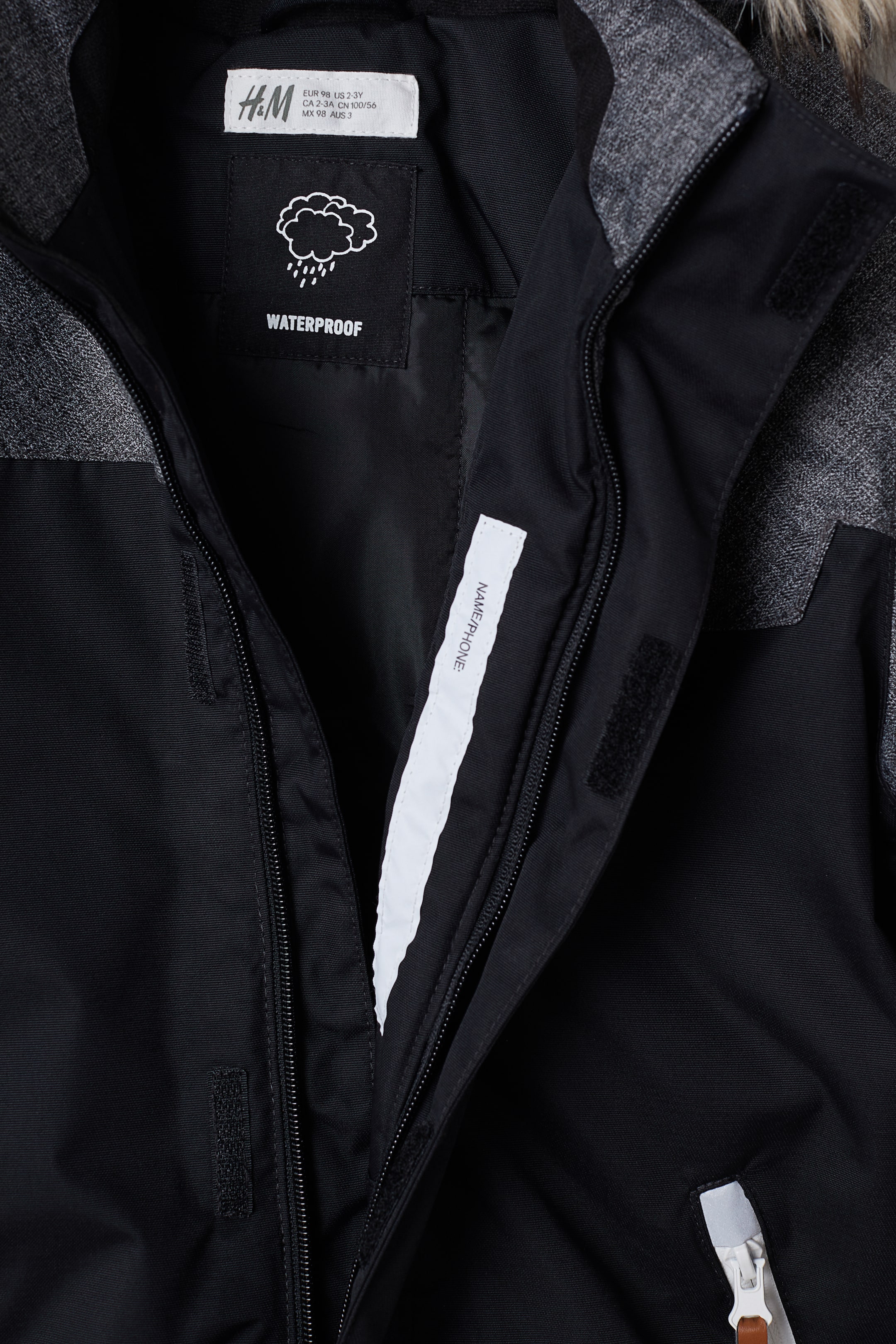 Agrandir l'image: Combinaison matelassée - Noir - ENFANT | H&M FR 2