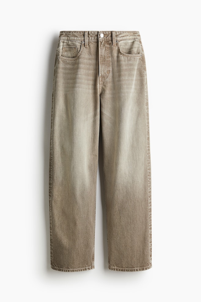 Baggy High Jeans - Greige/Light grey/Black/Denim blue/Dark grey - 1