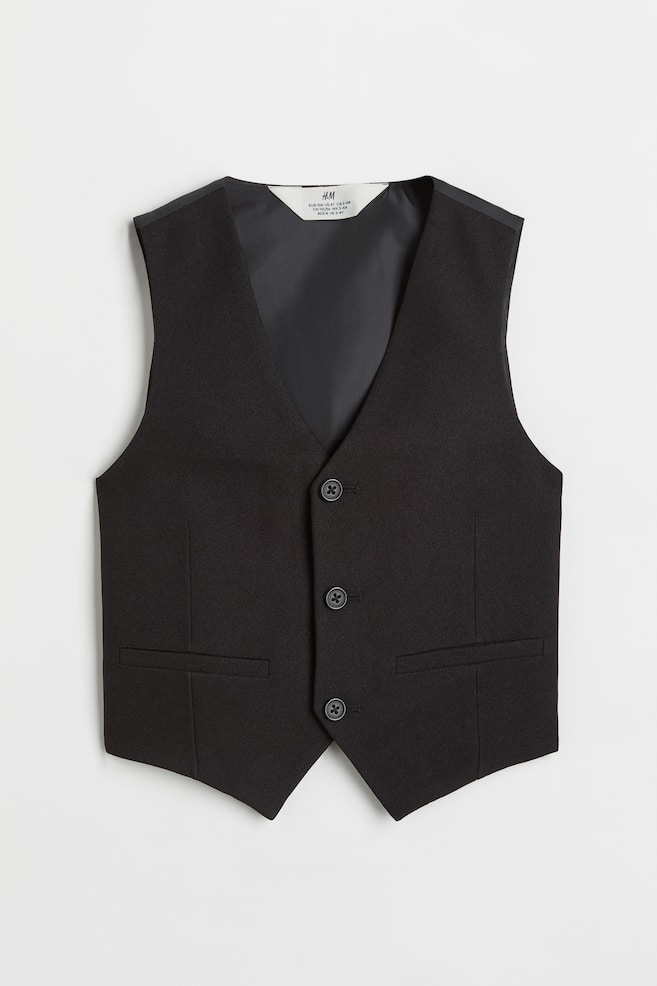 Suit waistcoat - Black - 1