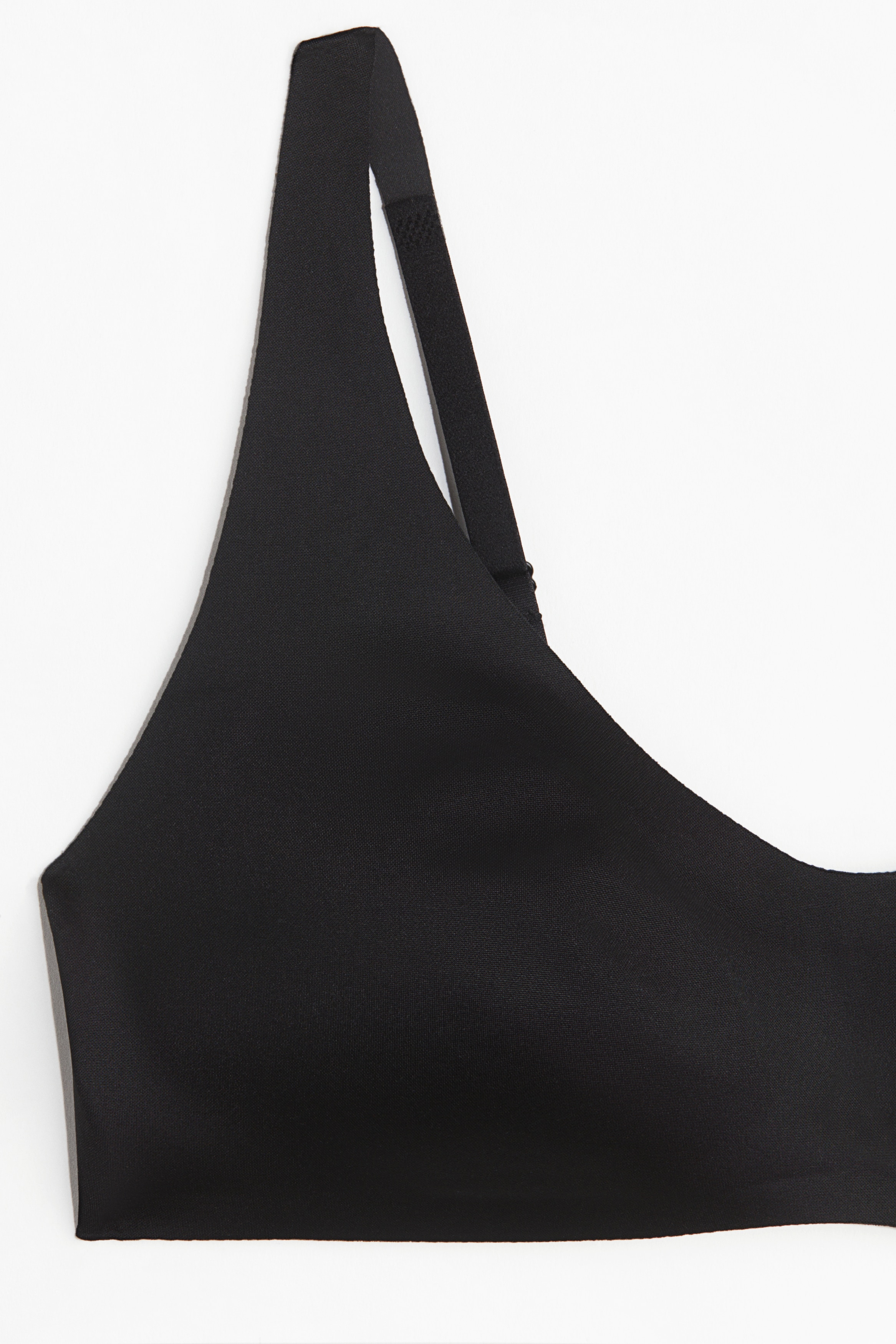 Padded soft microfibre bra