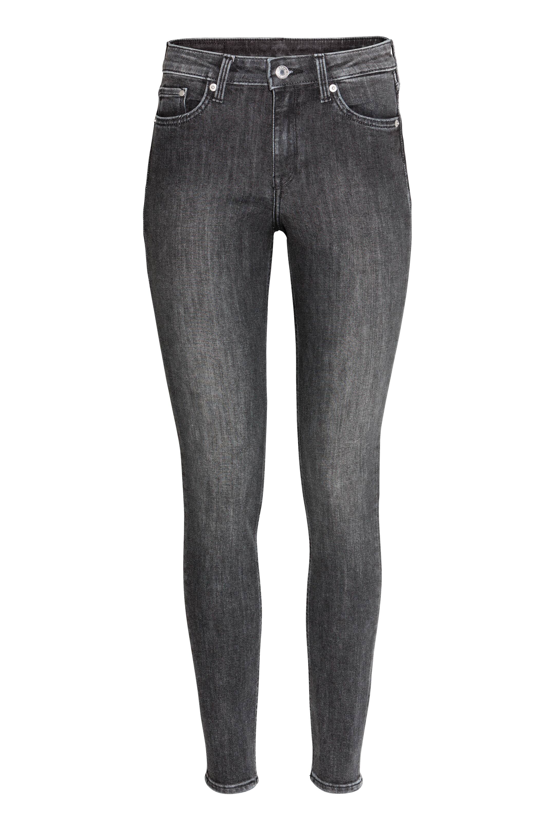 View larger image: Skinny Regular Jeans - Black denim - Ladies | H&M GB 1