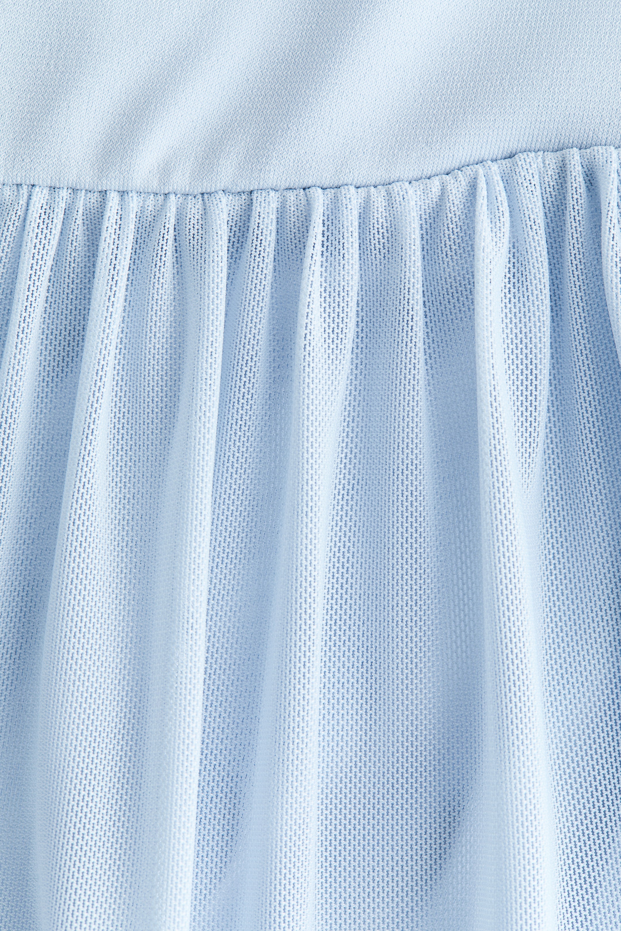 Bubble-Hem Bandeau Dress