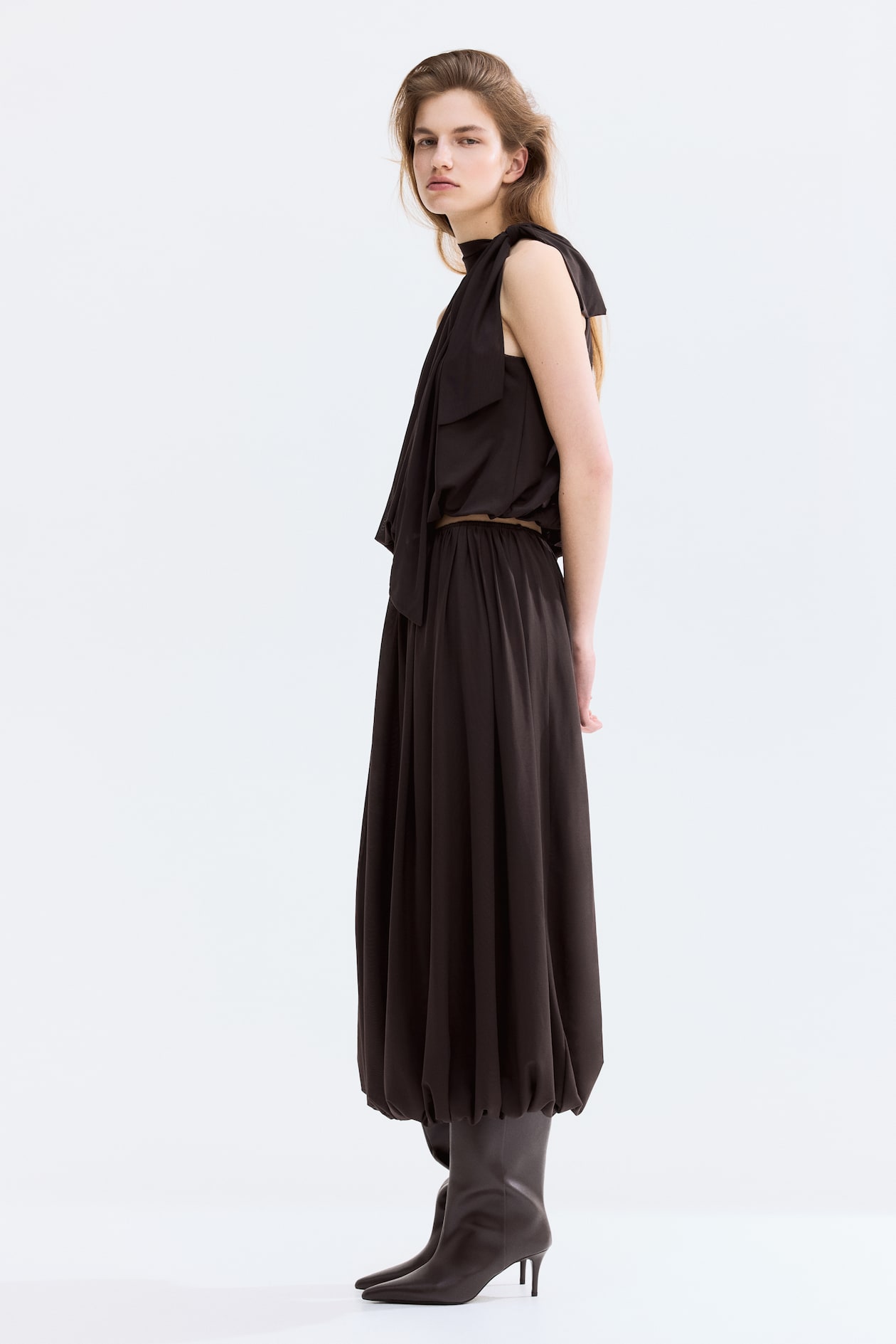 Mesh Balloon Skirt - image 2