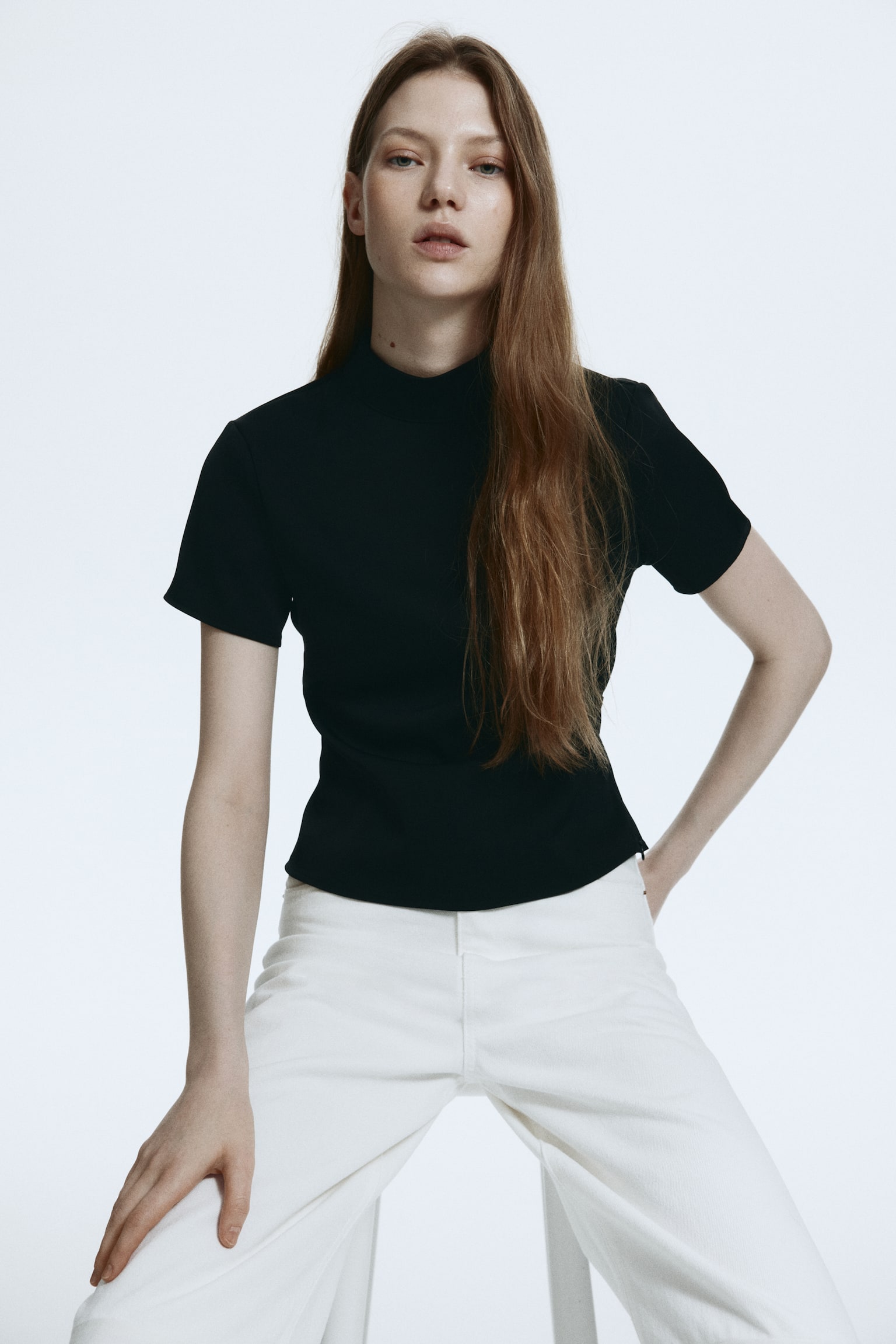 Open-back top - Black - 5