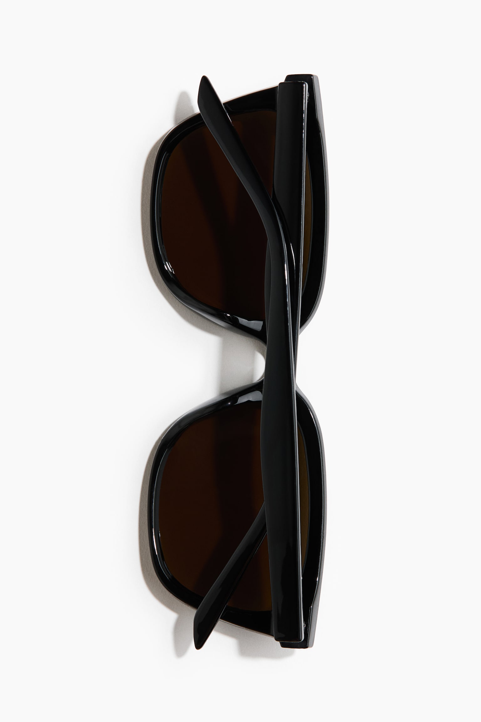 Square sunglasses - Black/Brown/Tortoiseshell pattern - 3