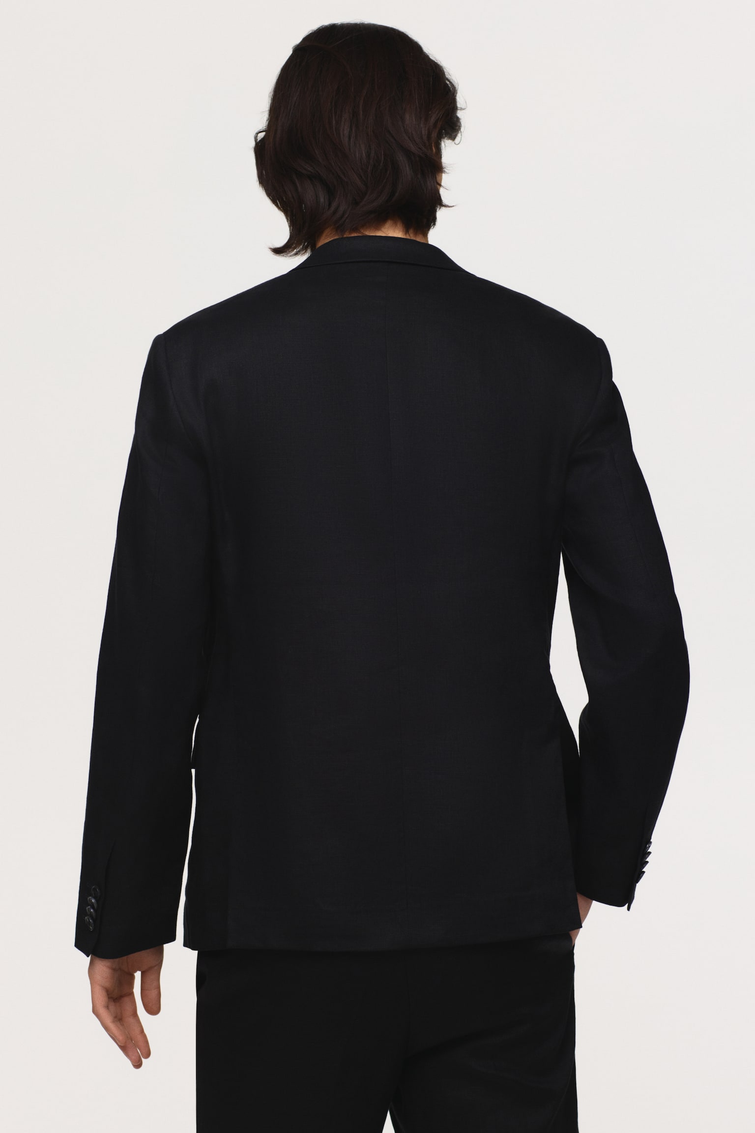 Slim Fit Linen jacket - Black/Beige/Khaki green/Light beige - 6