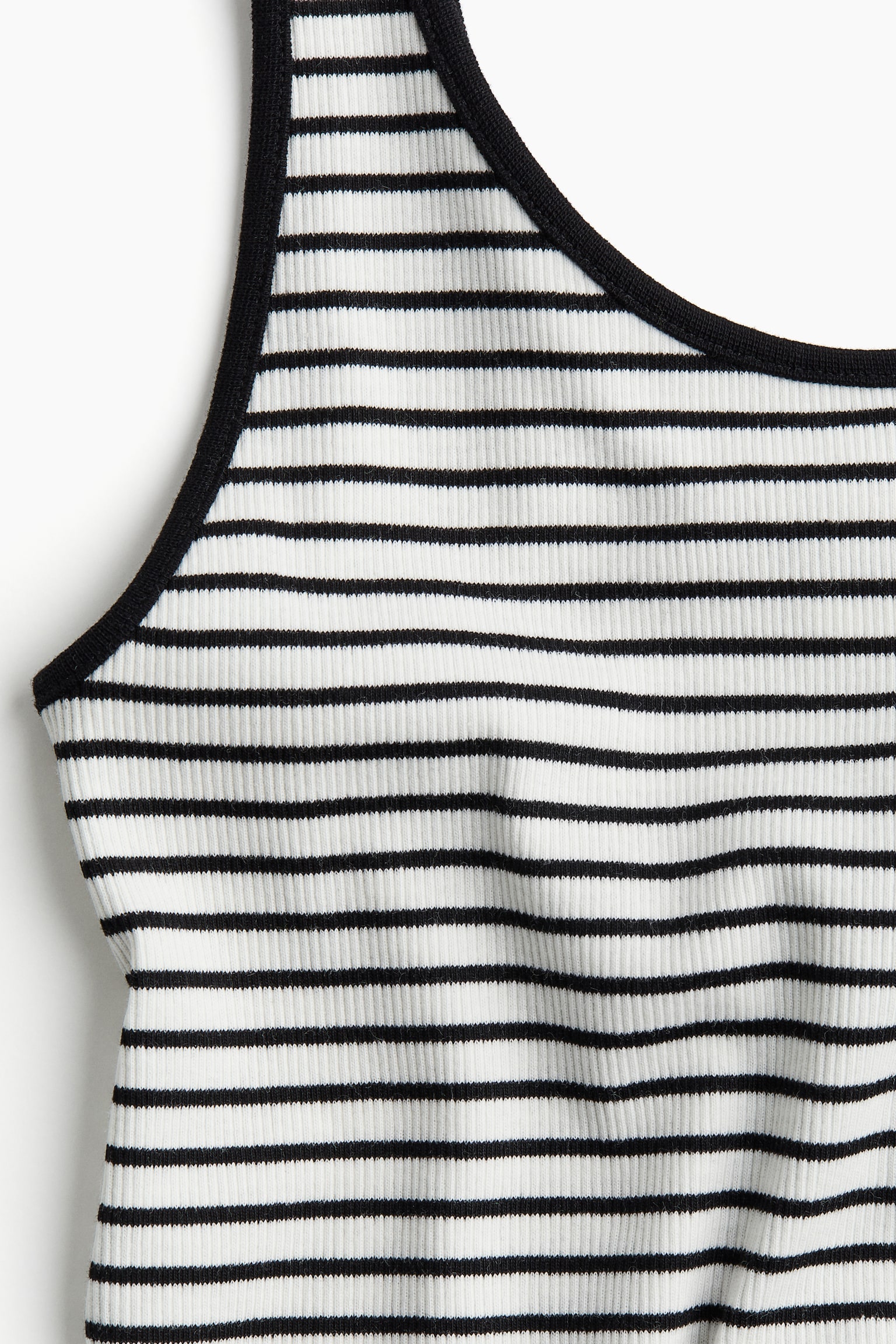 Rib Tank - White/Black stripe/White/Black/Beige/Light beige - 3