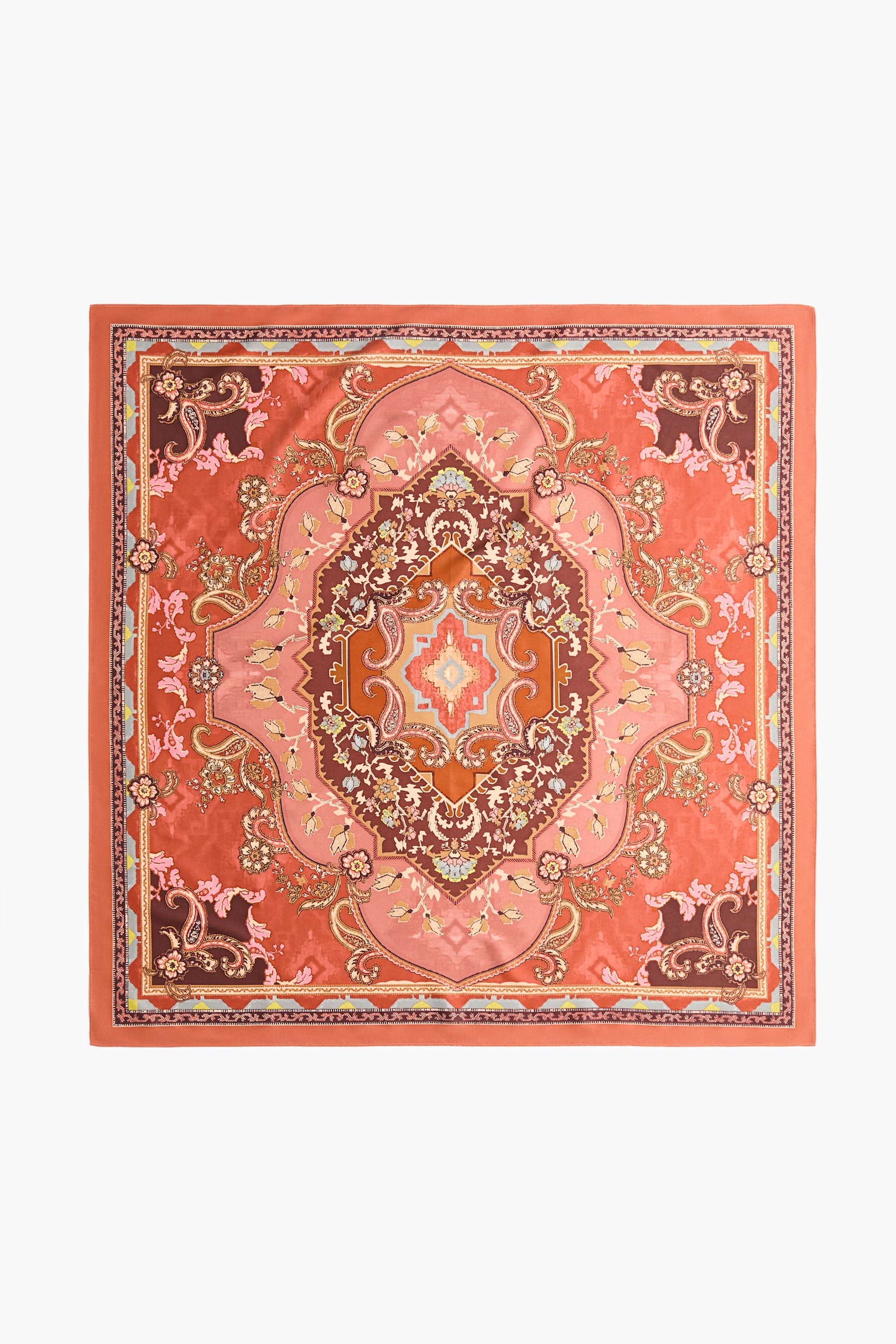 Patterned scarf - Orange/Paisley pattern/Bright blue/Knots/Brown/Light blue striped/Light beige/Light blue/Navy blue/Patterned/Dark blue/Burgundy/Green/Pink/Brown/White/Zebra print/Rust red/Yellow/Powder pink/Paisley pattern - 2