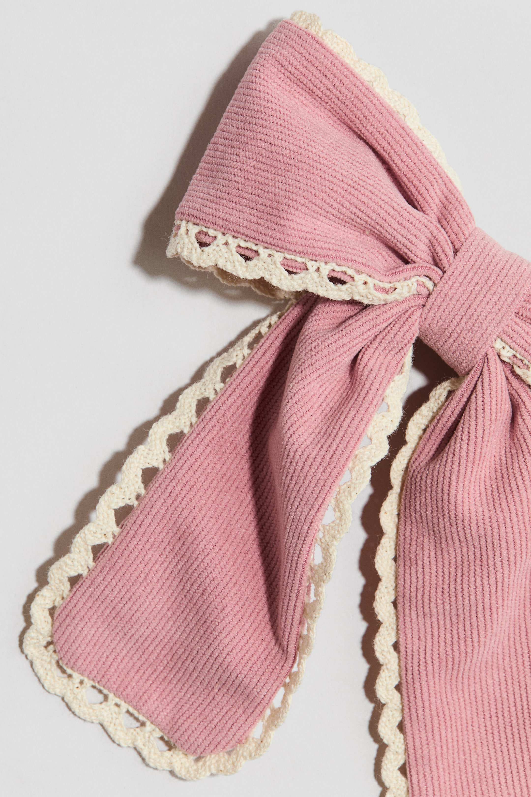 H&M Corduroy-bow hair clip — фото 2