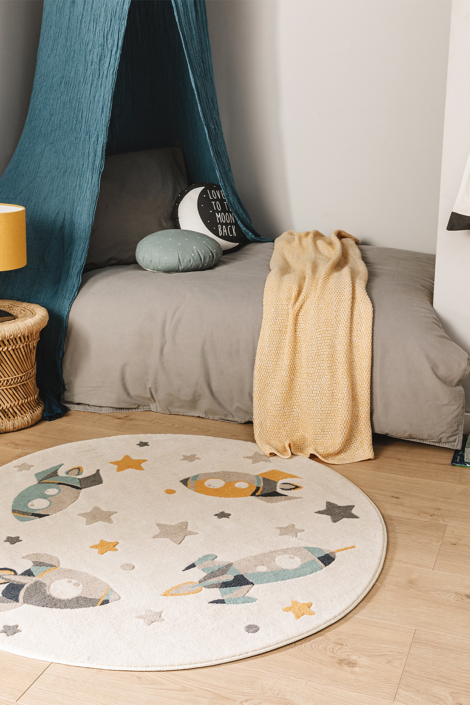 Tapis Enfant Apollo - Crème