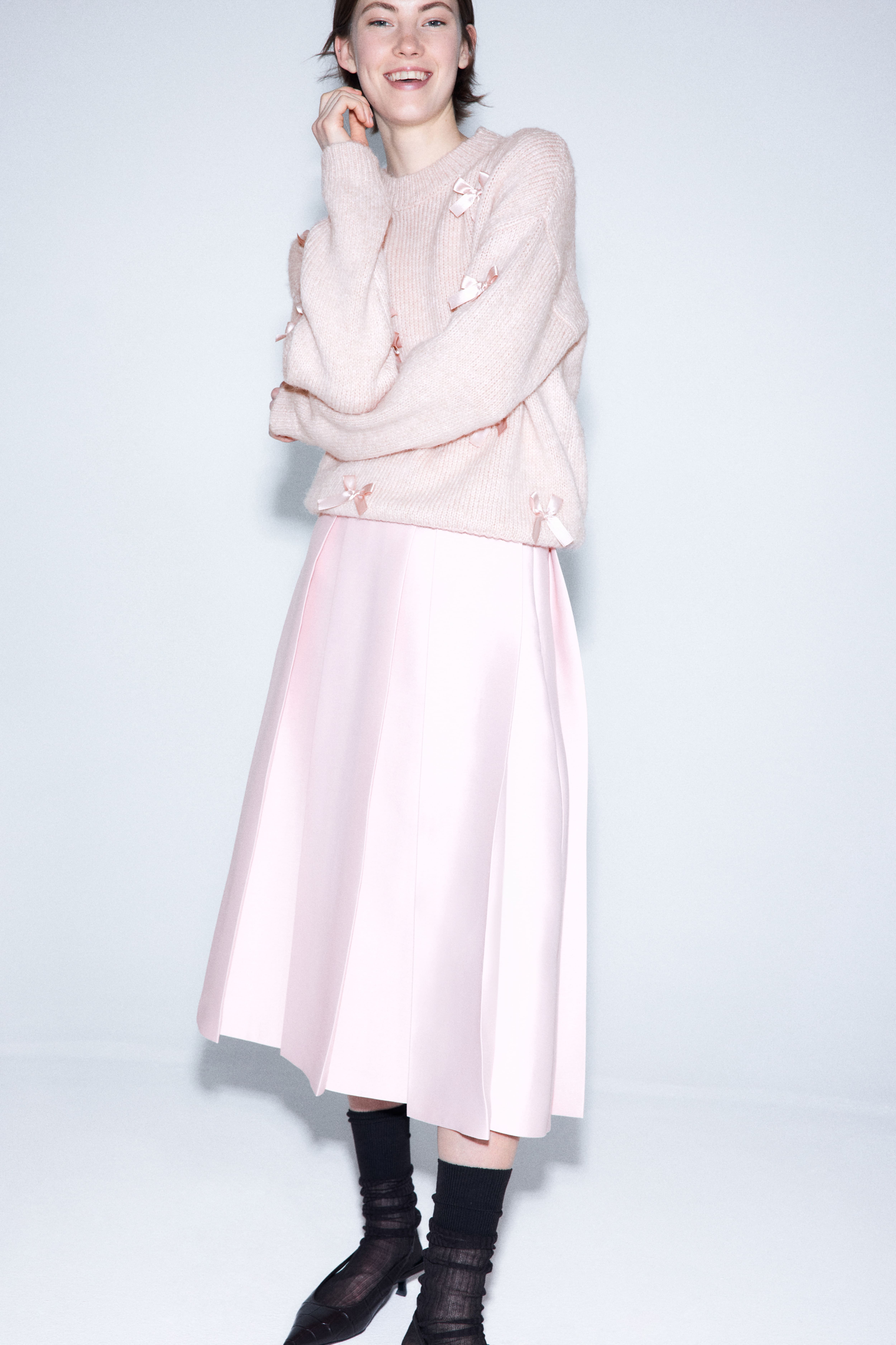 Bow-Appliquéd Sweater