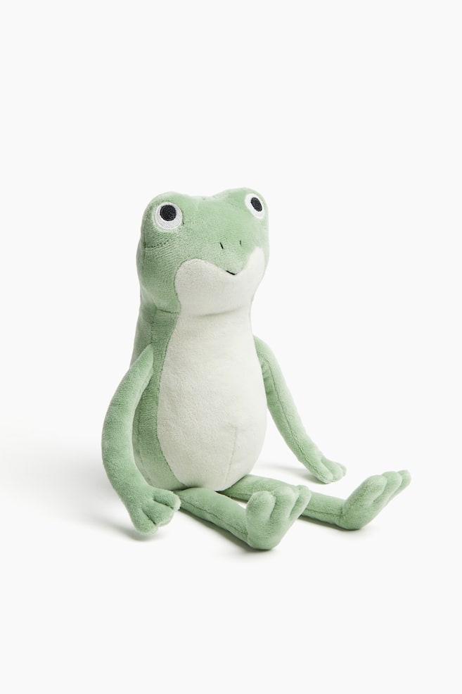 Soft Toy - Light green/frog/Light beige/hedgehog/Red/fox/Gray/raccoon/Brown/monkey/Light gray/elephant/Light beige/llama/Yellow/lion/Cream/giraffe/Black/bird/Light brown/squirrel/Light green/dinosaur/Light beige/triceratops - 1