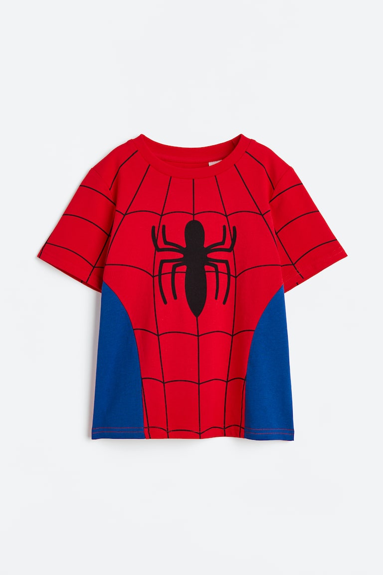 Printed T-shirt Red/Spider-Man Kids H&M