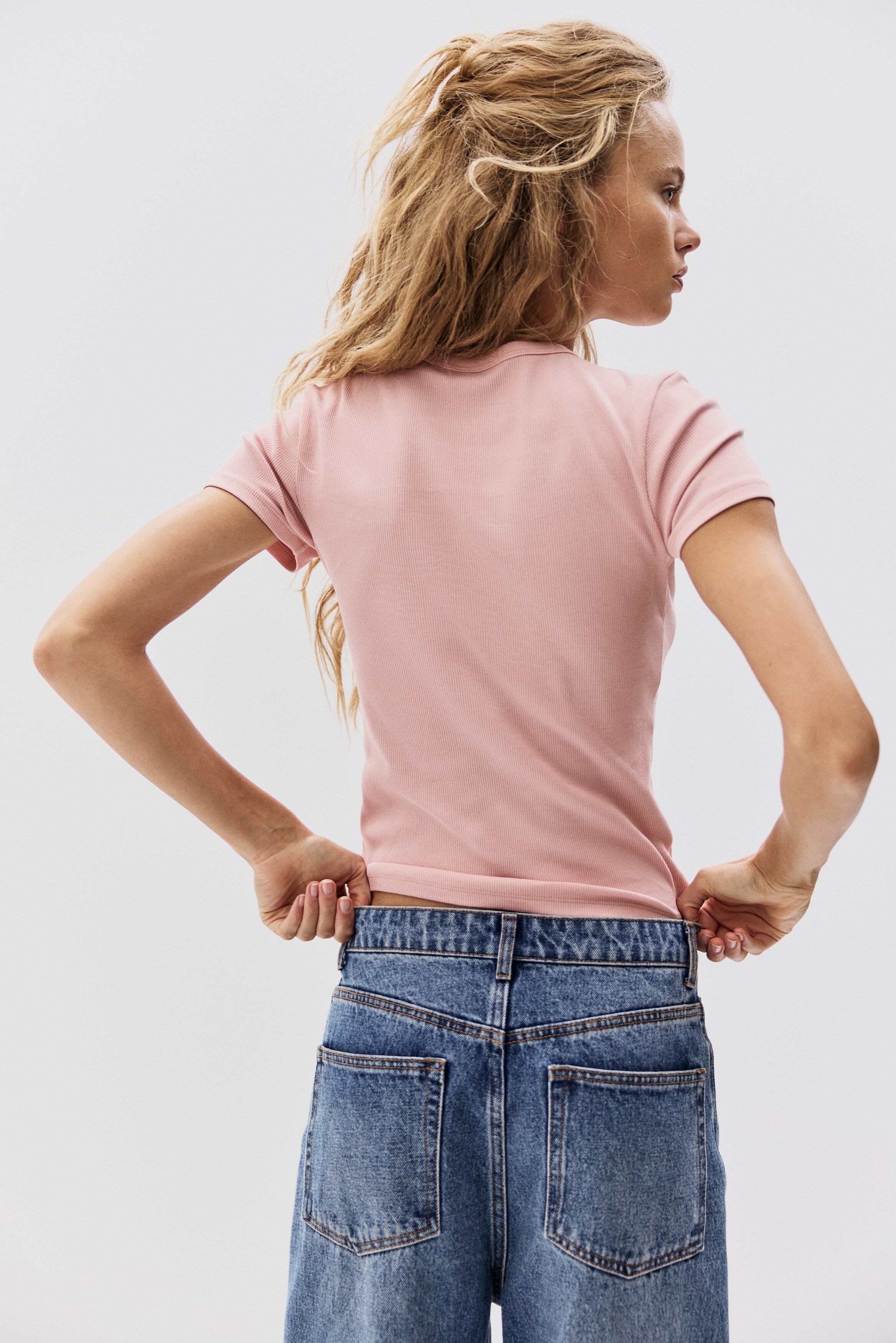 Ribbed T-shirt