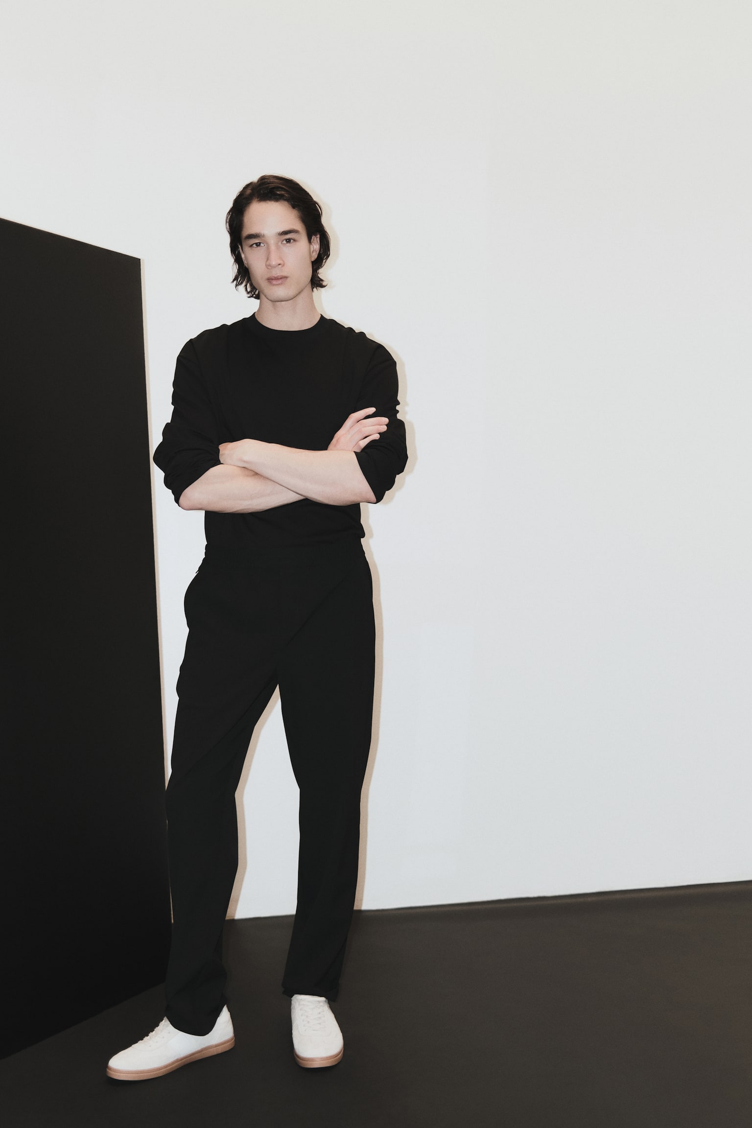 Spodnie bez zapięcia Four-way Stretch Regular Fit - Czarny/Ciemnoszary/Ciemnobrązowy/Granatowy - 3