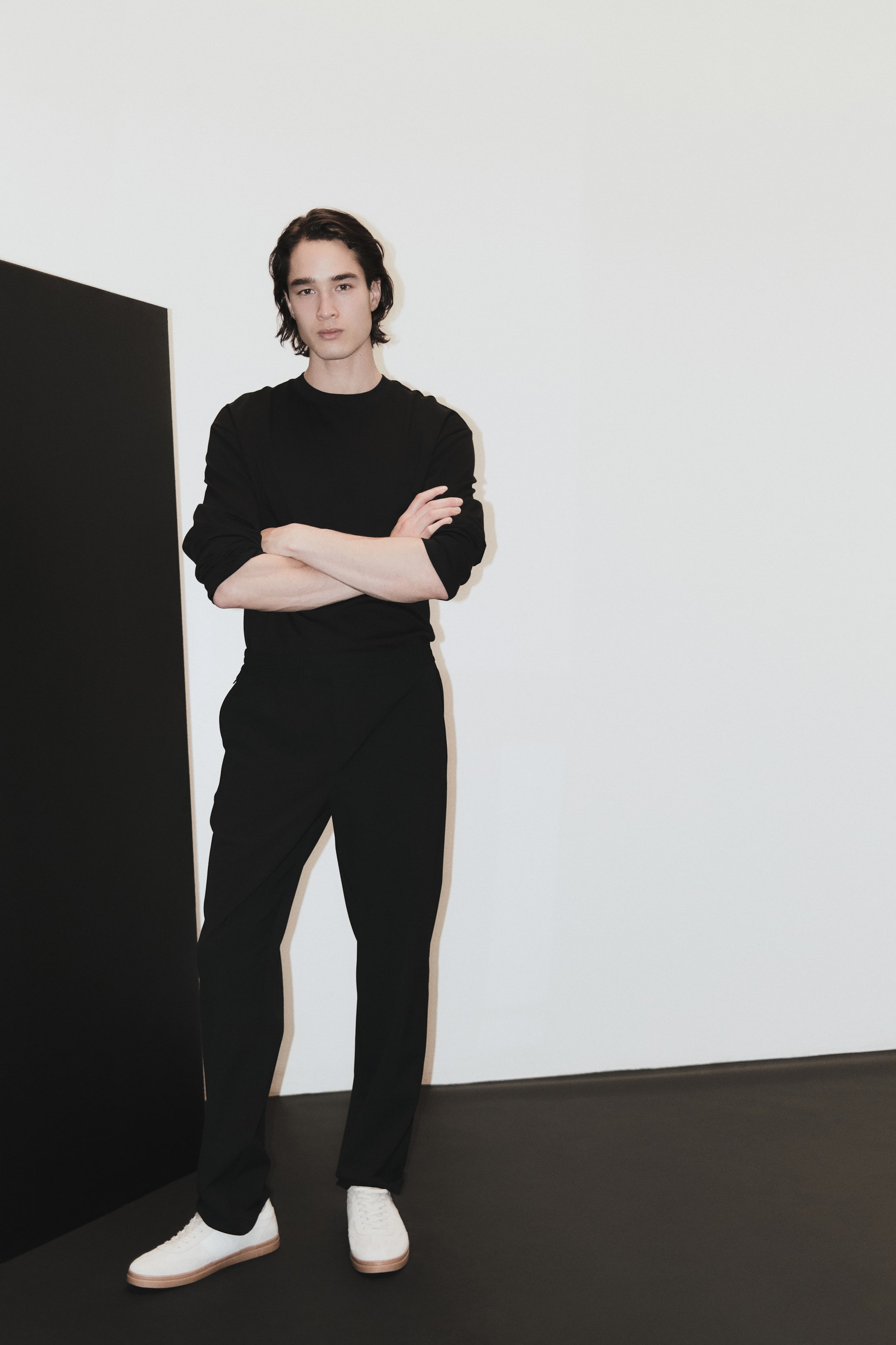 Мужские брюки H&M Four-Way Stretch Regular-Fit Pull-On Pants — фото 3
