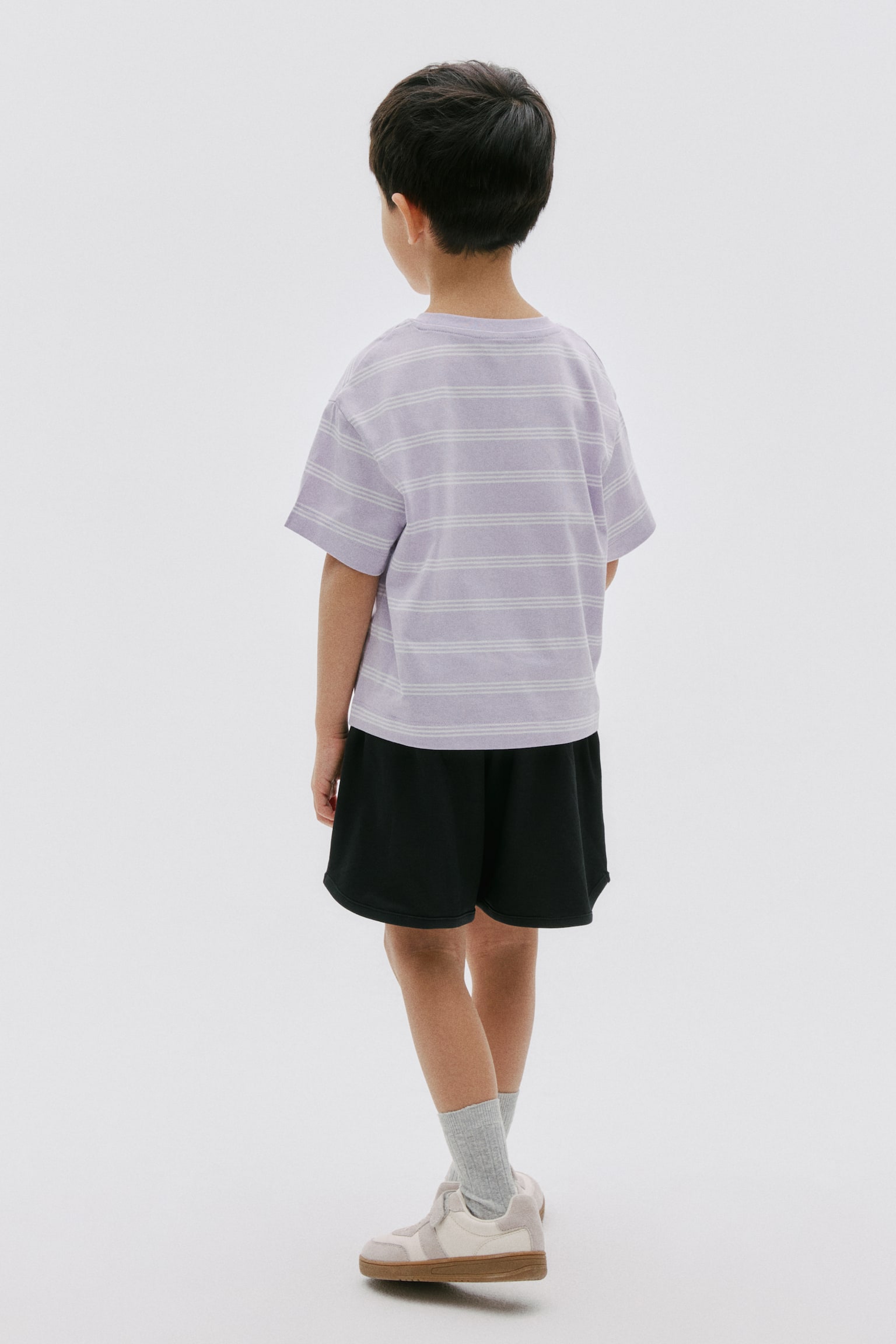 Áo thun COOLMAX® - Màu tím nhạt/Kẻ/Màu xanh dương/Kẻ/Màu xanh tím than/Kẻ/Màu trắng/Màu xanh tím than/Trắng/Màu kem/Tím nhạt/Màu kem/Xanh dương nhạt/Màu hồng nhạt/Kẻ/Màu trắng/Đen/Màu đen - 5