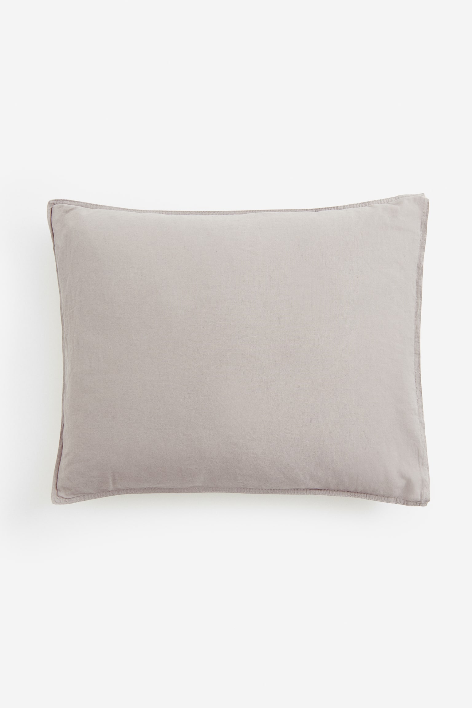 Washed linen-blend pillowcase - Mole/Dark yellow/Dusty blue/Powder pink/Light green/Beige/Grey/White - 1