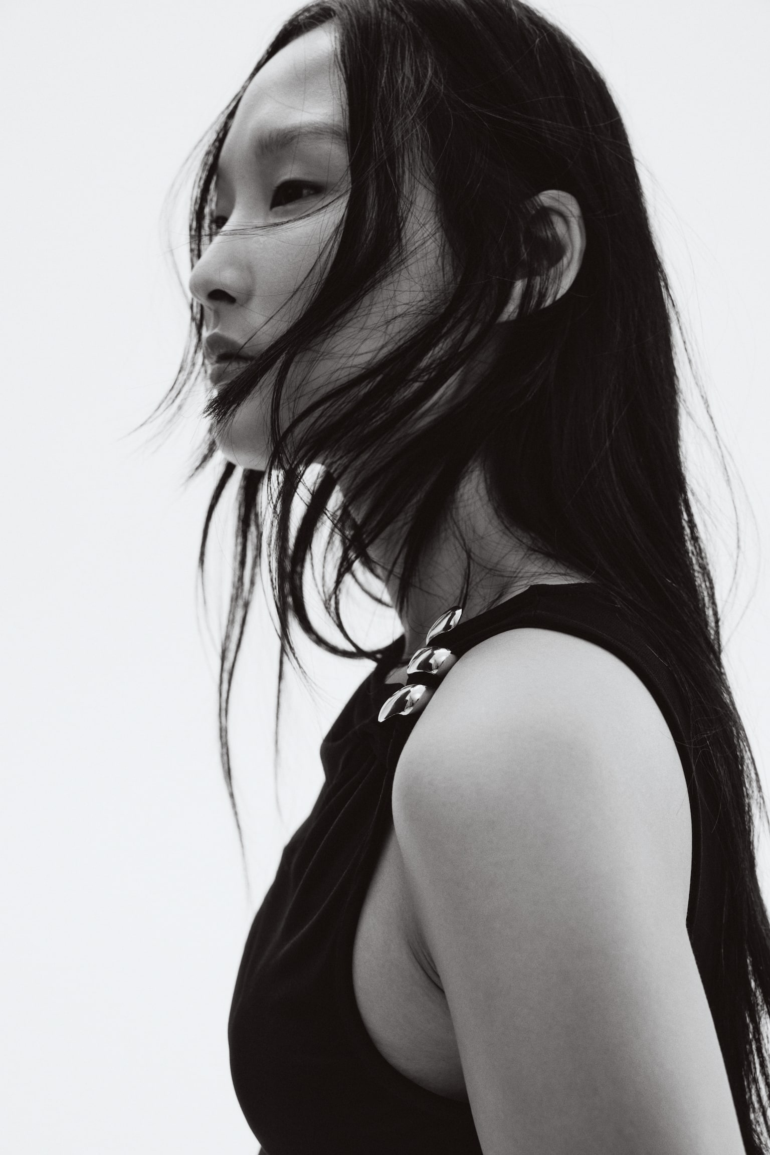 Drapeli Üst - Siyah/Kırmızı/Beyaz - 6