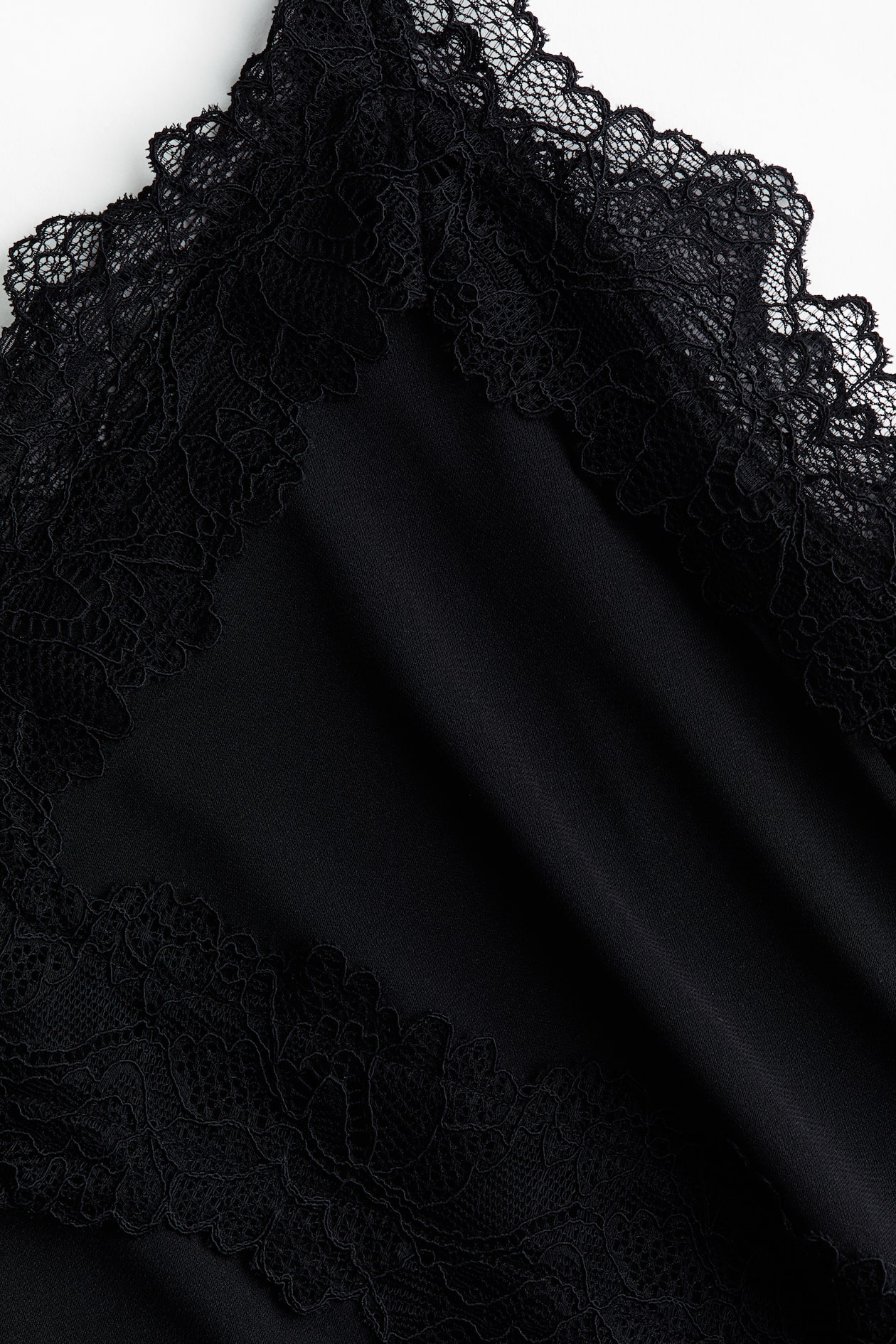 Lace-Trimmed Ponte Camisole Top - image 2