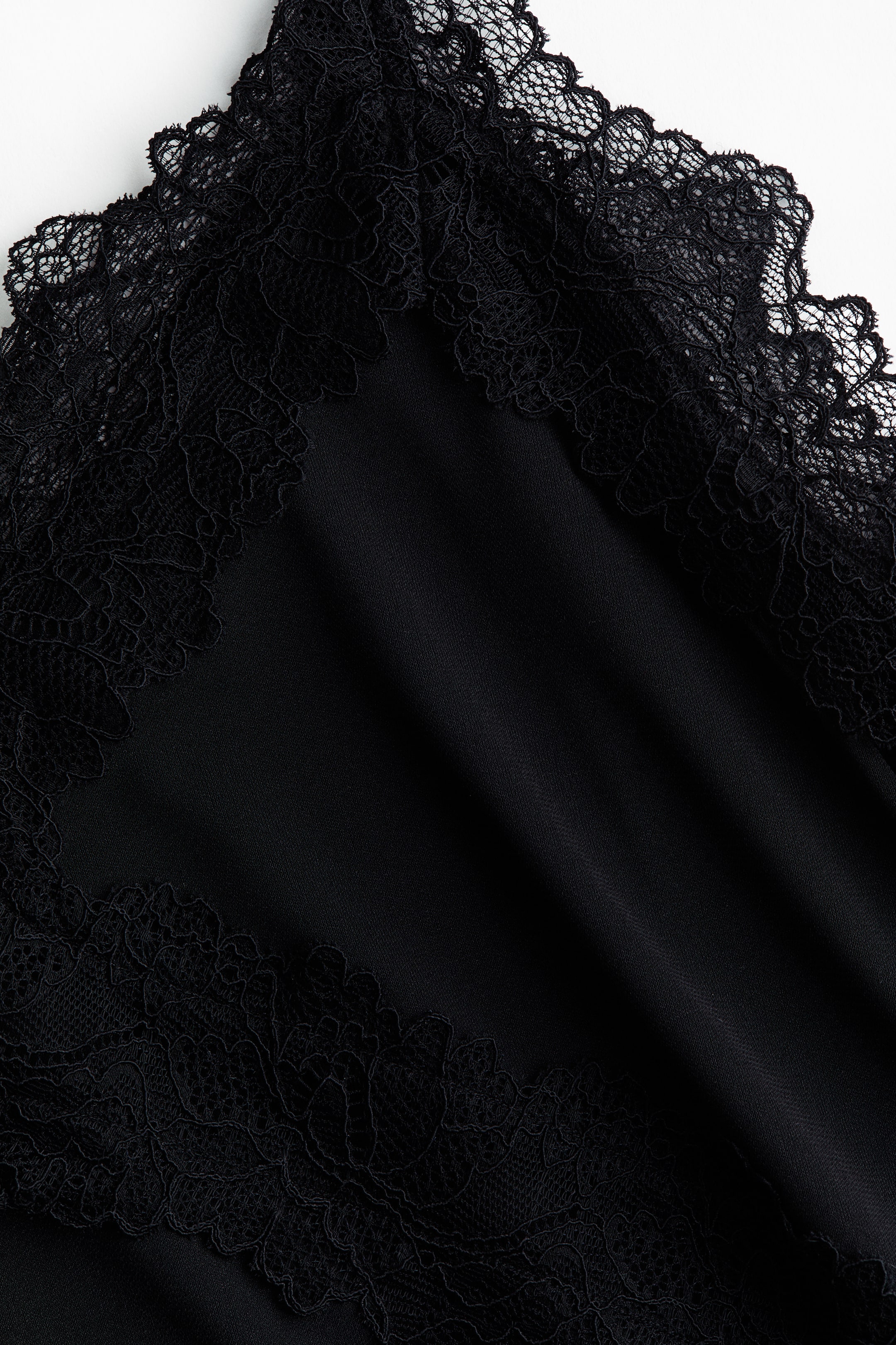 Lace-Trimmed Ponte Camisole Top