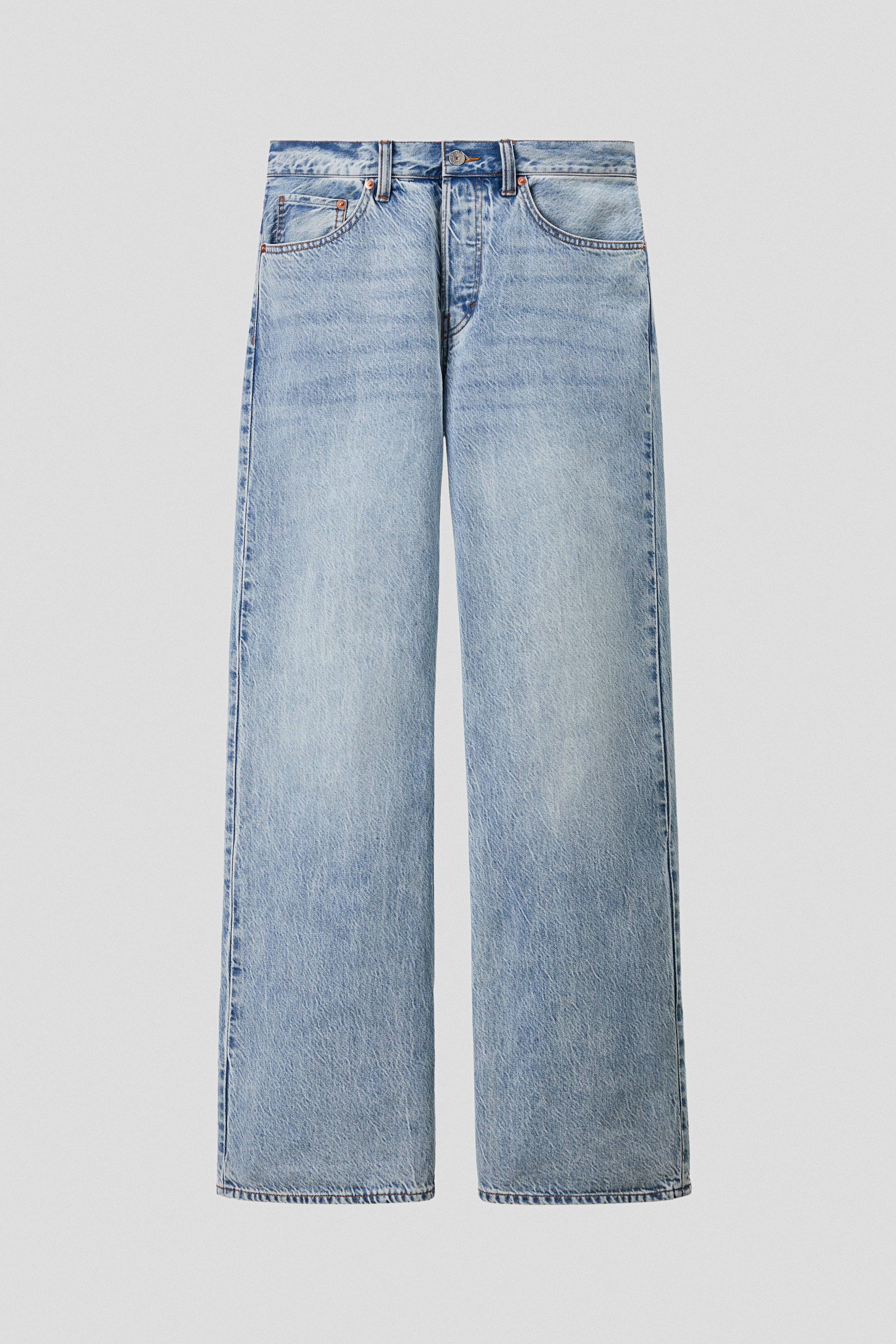 Relaxed Bootcut Jeans - Denim blue
