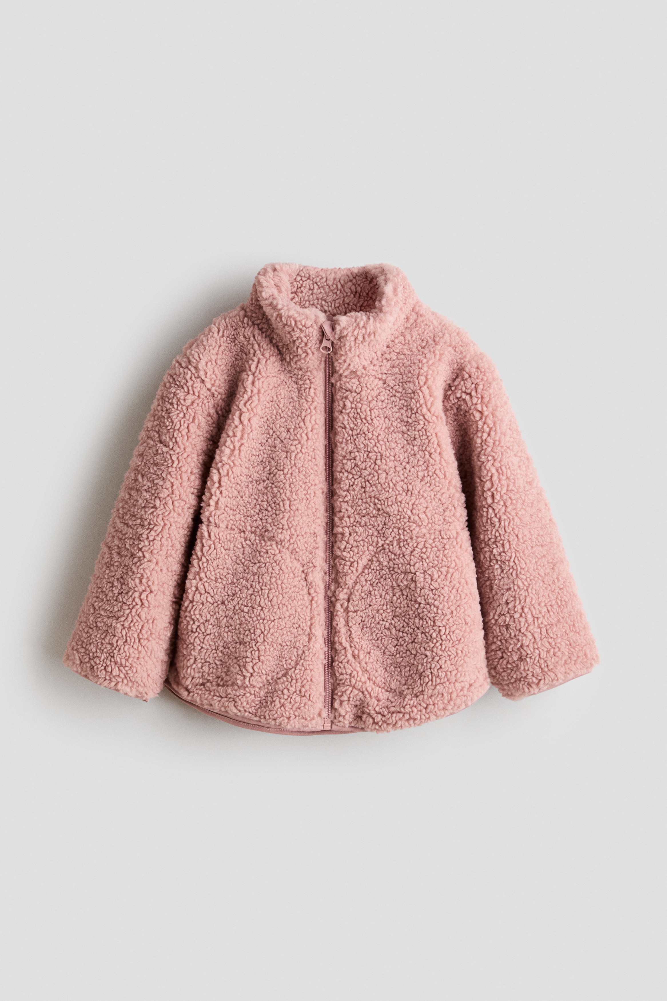 H & M - Jacke aus Teddyfleece - Rosa - Kinder