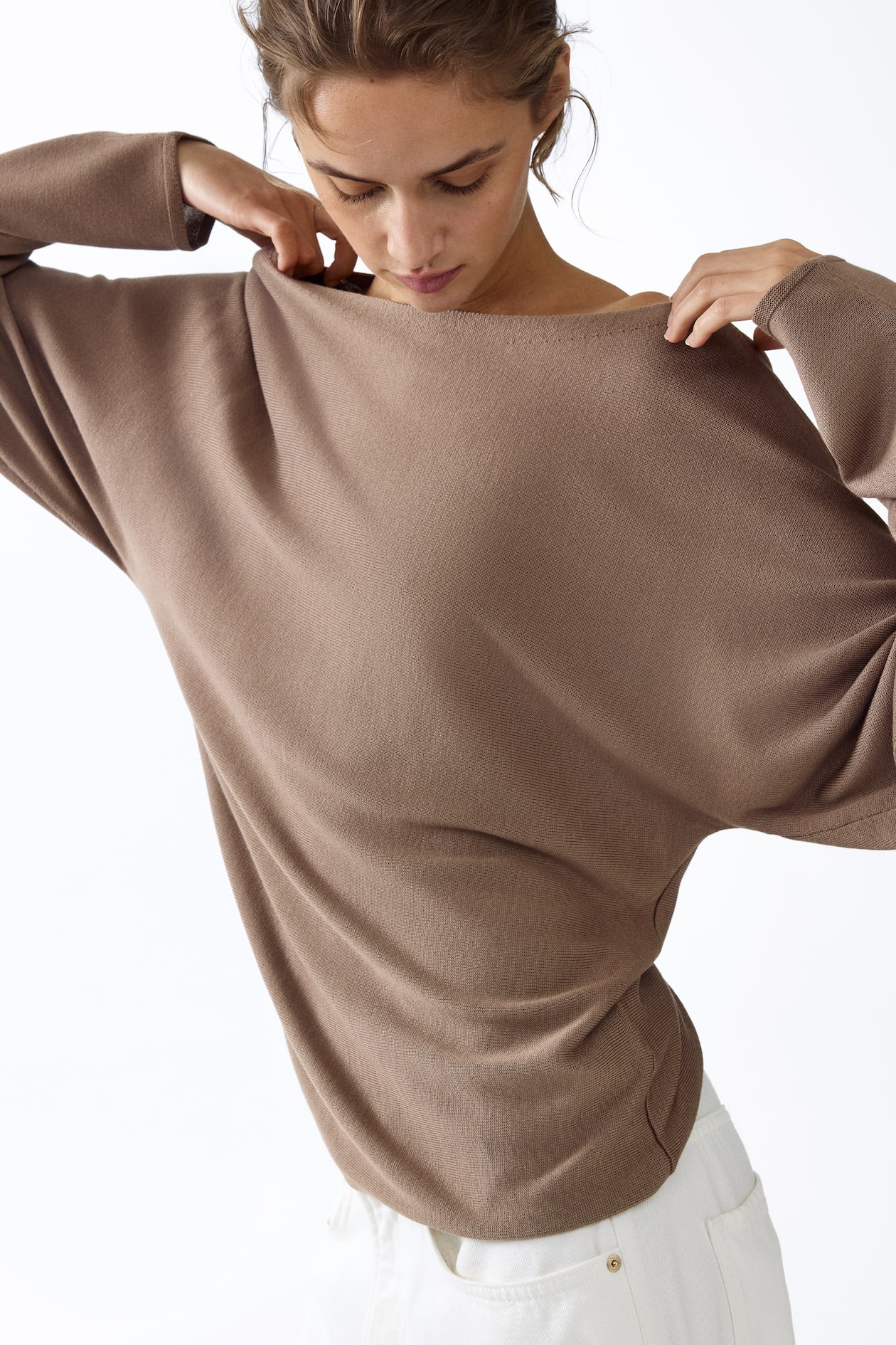Boat-Neck Sweater - image 2