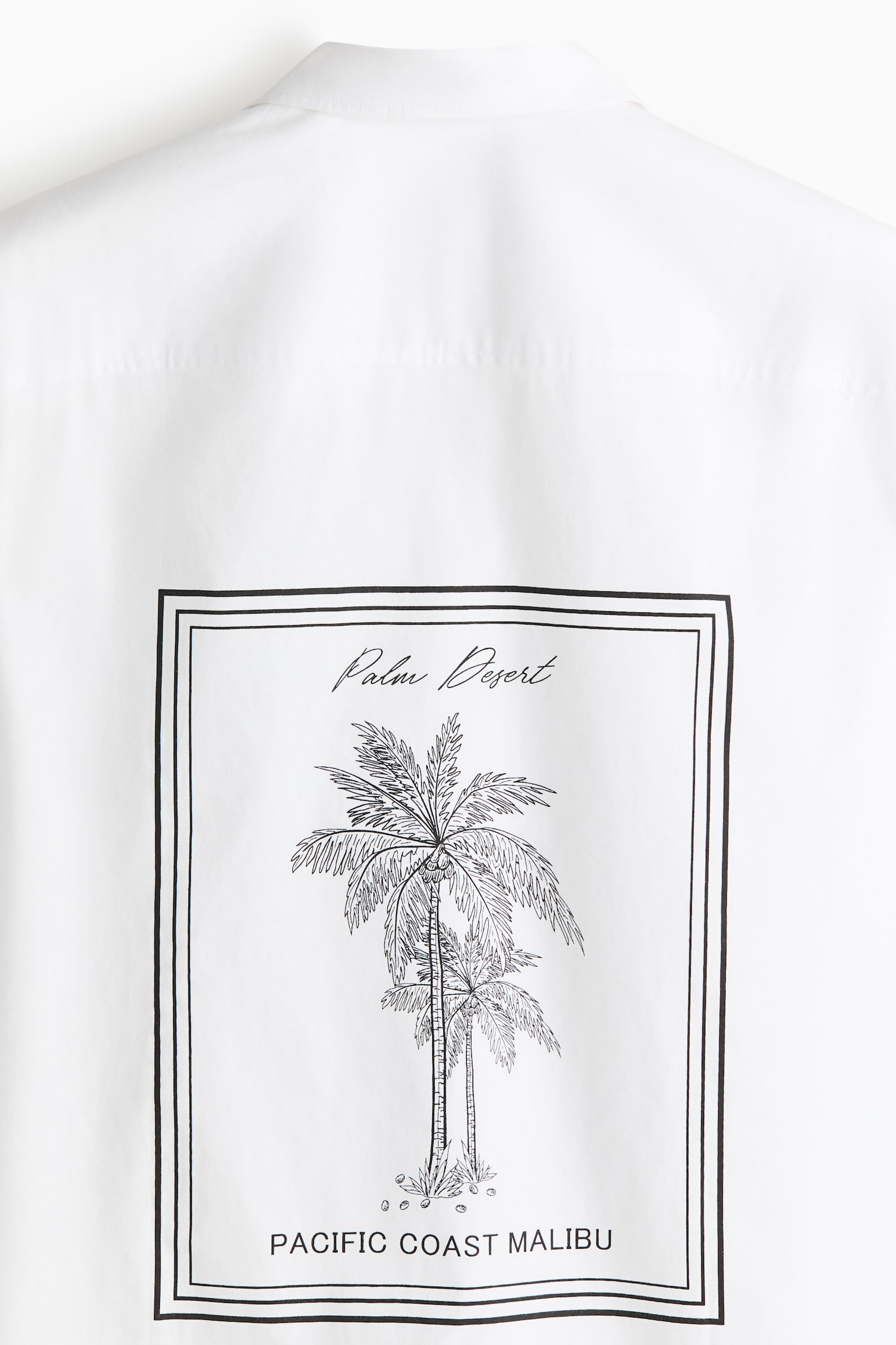 Relaxed Fit Printed resort shirt - White/Palm Desert/Black/Palm Desert - 4