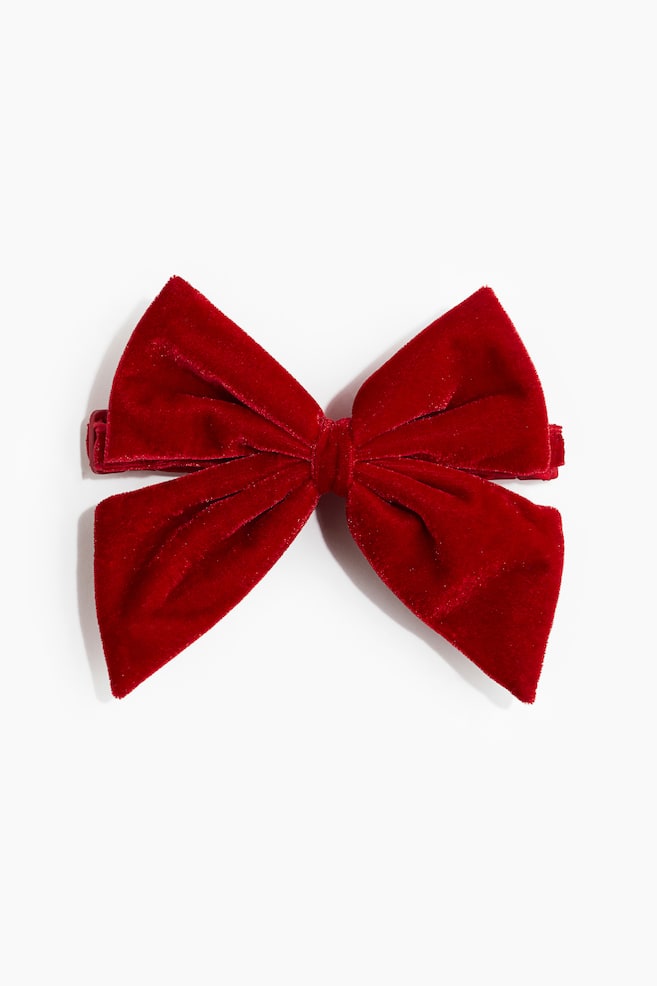 Dog Bow Tie - Red/Black - 1