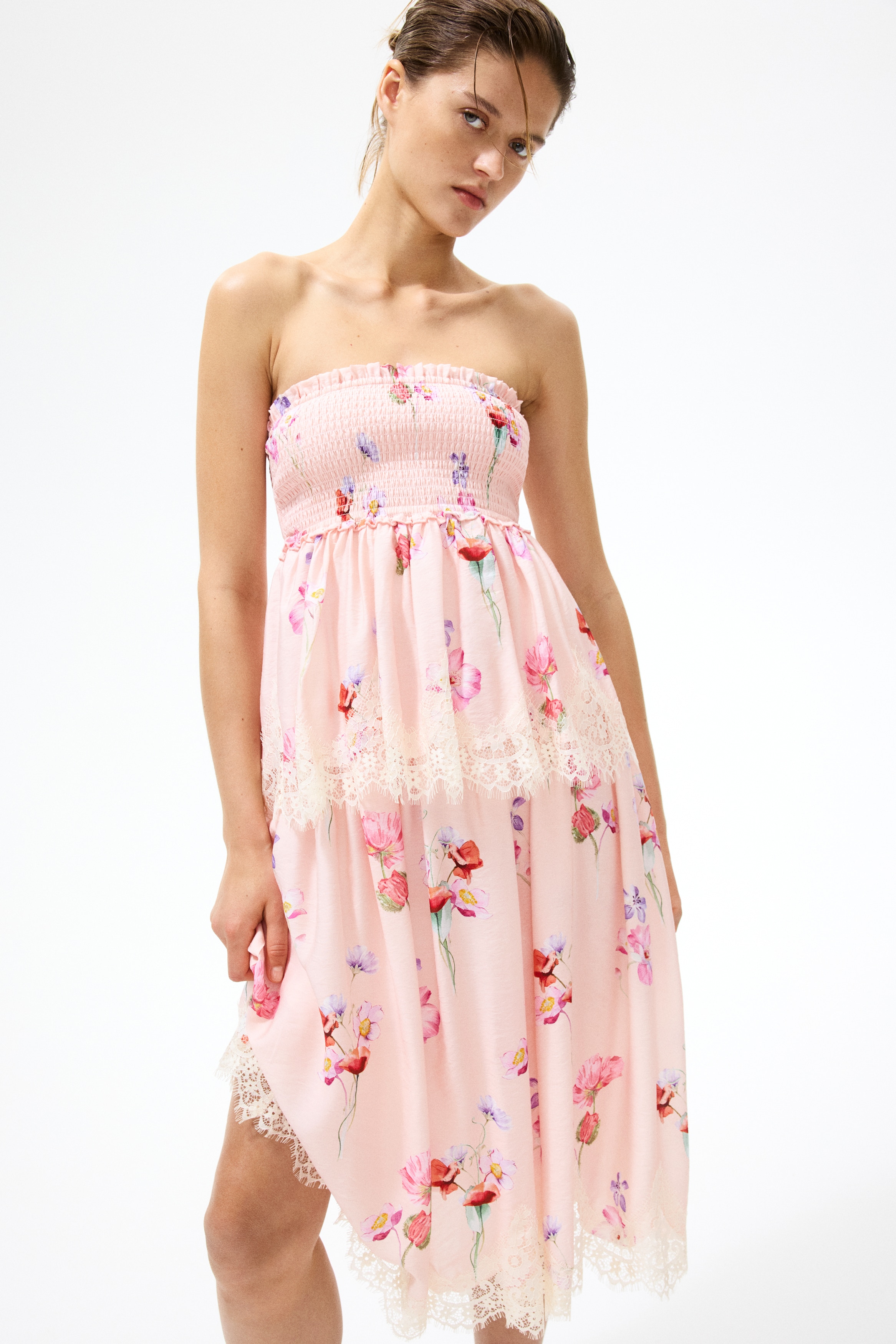 Lace-Trimmed Bandeau Dress from H&M - $74.99