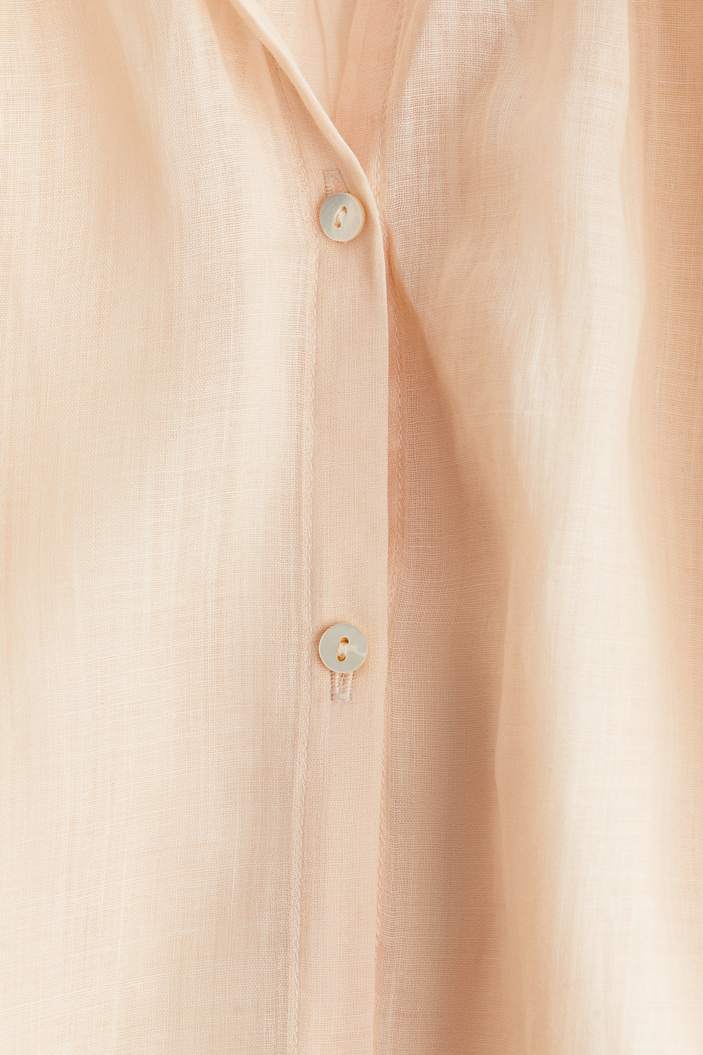 Voluminous ramie blouse
